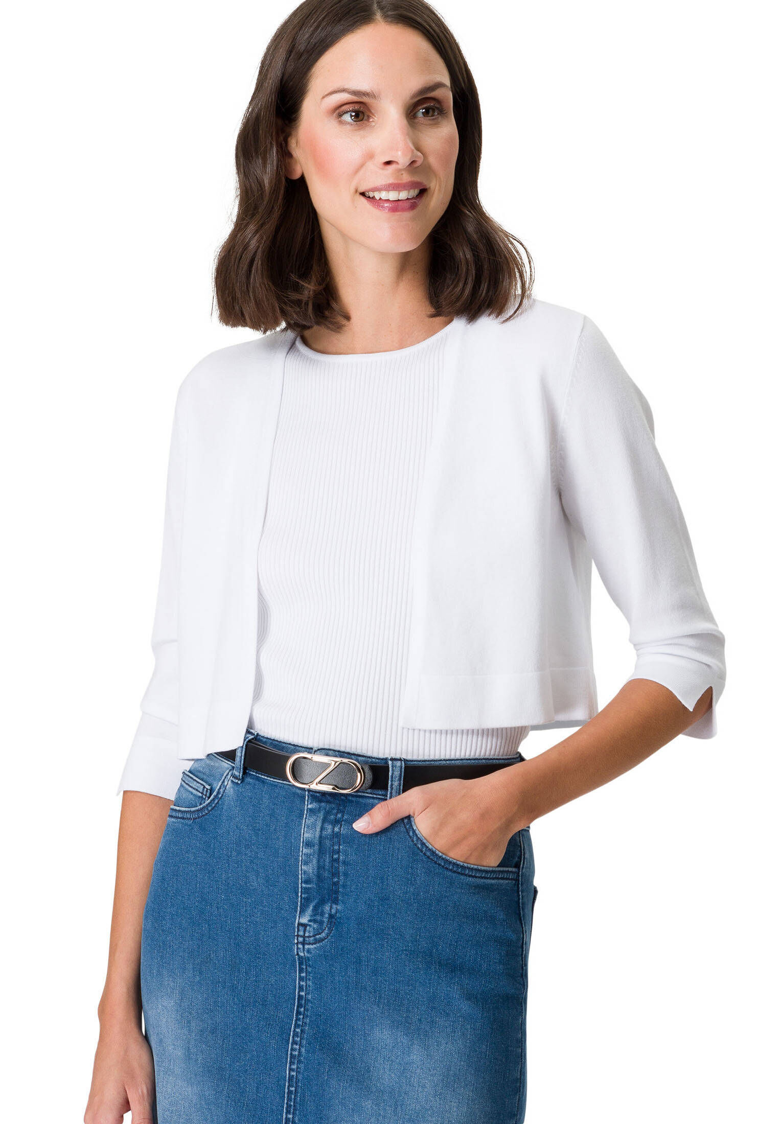 Feintrickjacke kurz 3/4 Arm