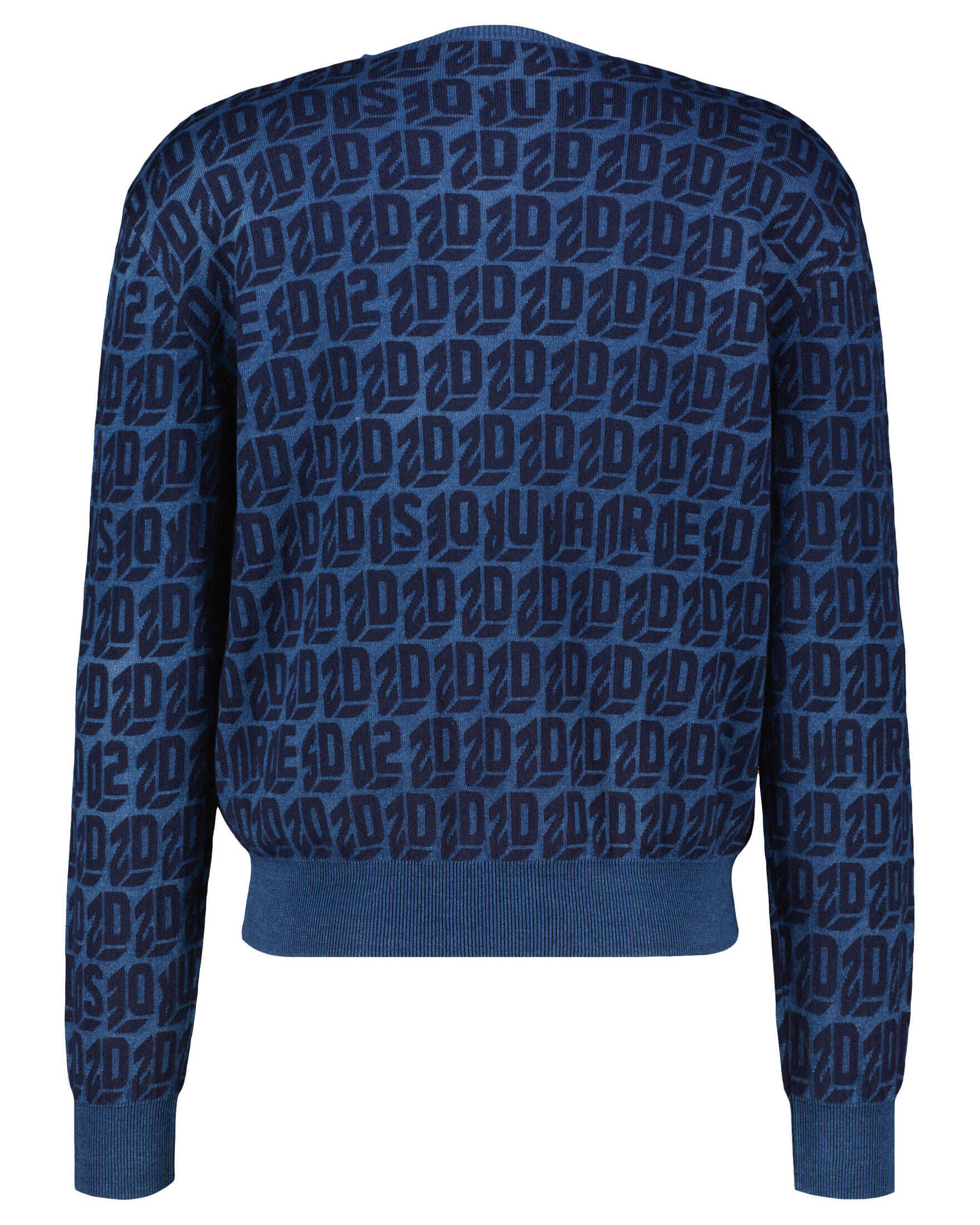 Herren Bekleidung Pullover und Strickware Rundhals Pullover DSquared² Wolle Strickpullover Aus Wolle in Blau für Herren 