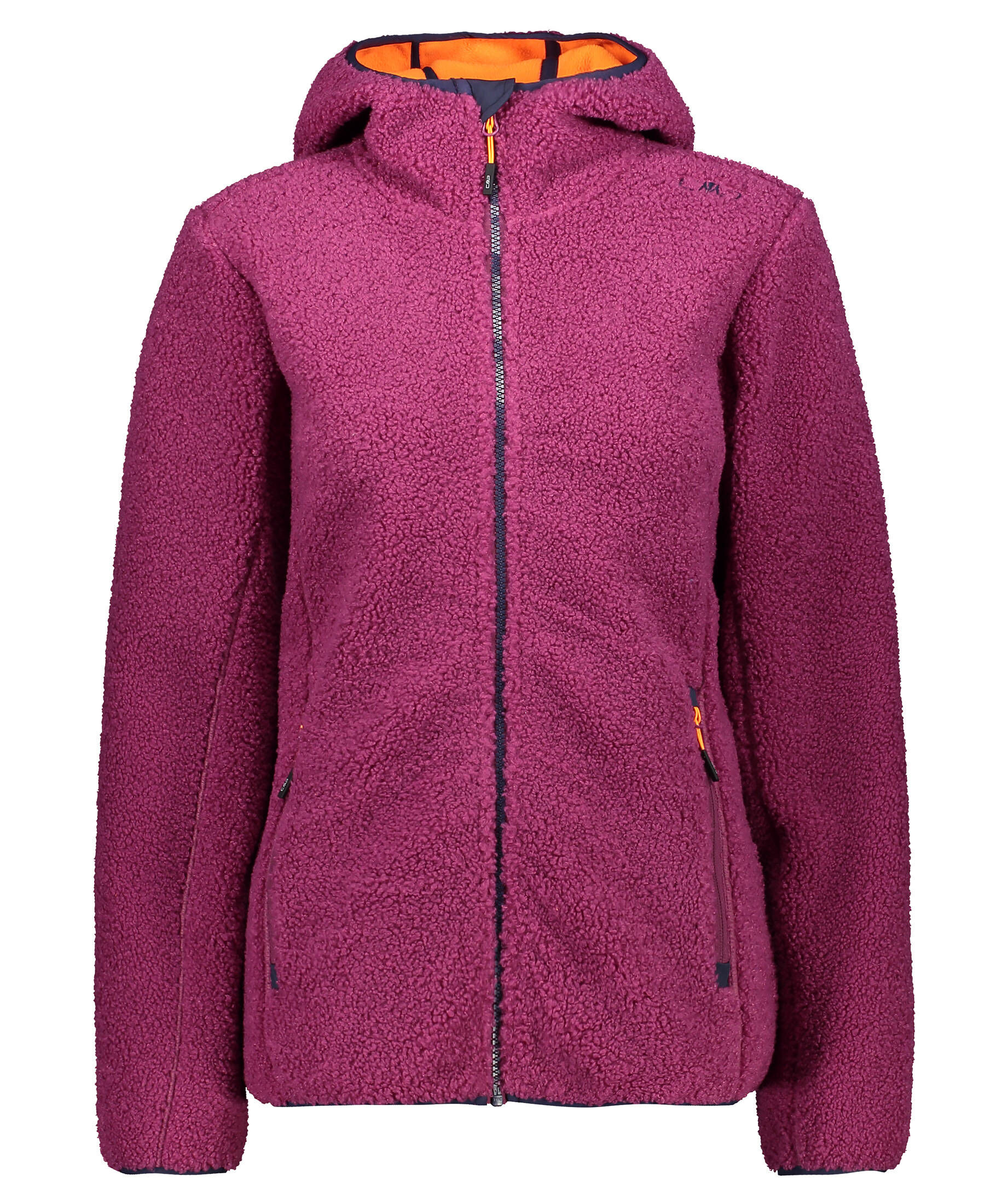 CMP Damen Fleecejacke - Knit-Tech Wärmejacke Mit Kapuze