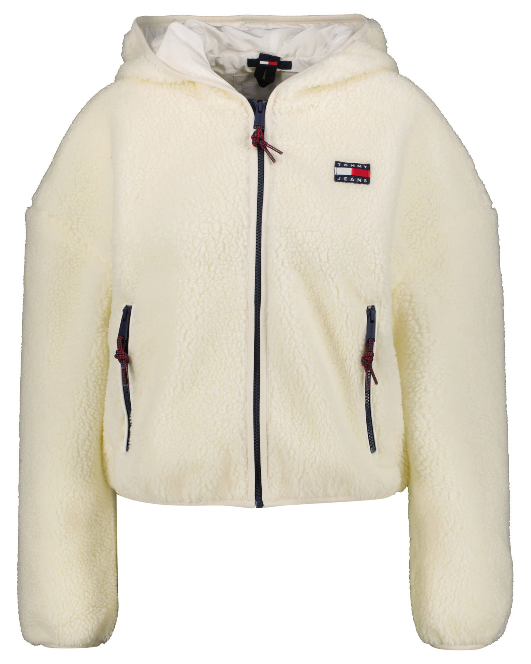 sherpa jacke mit kapuze