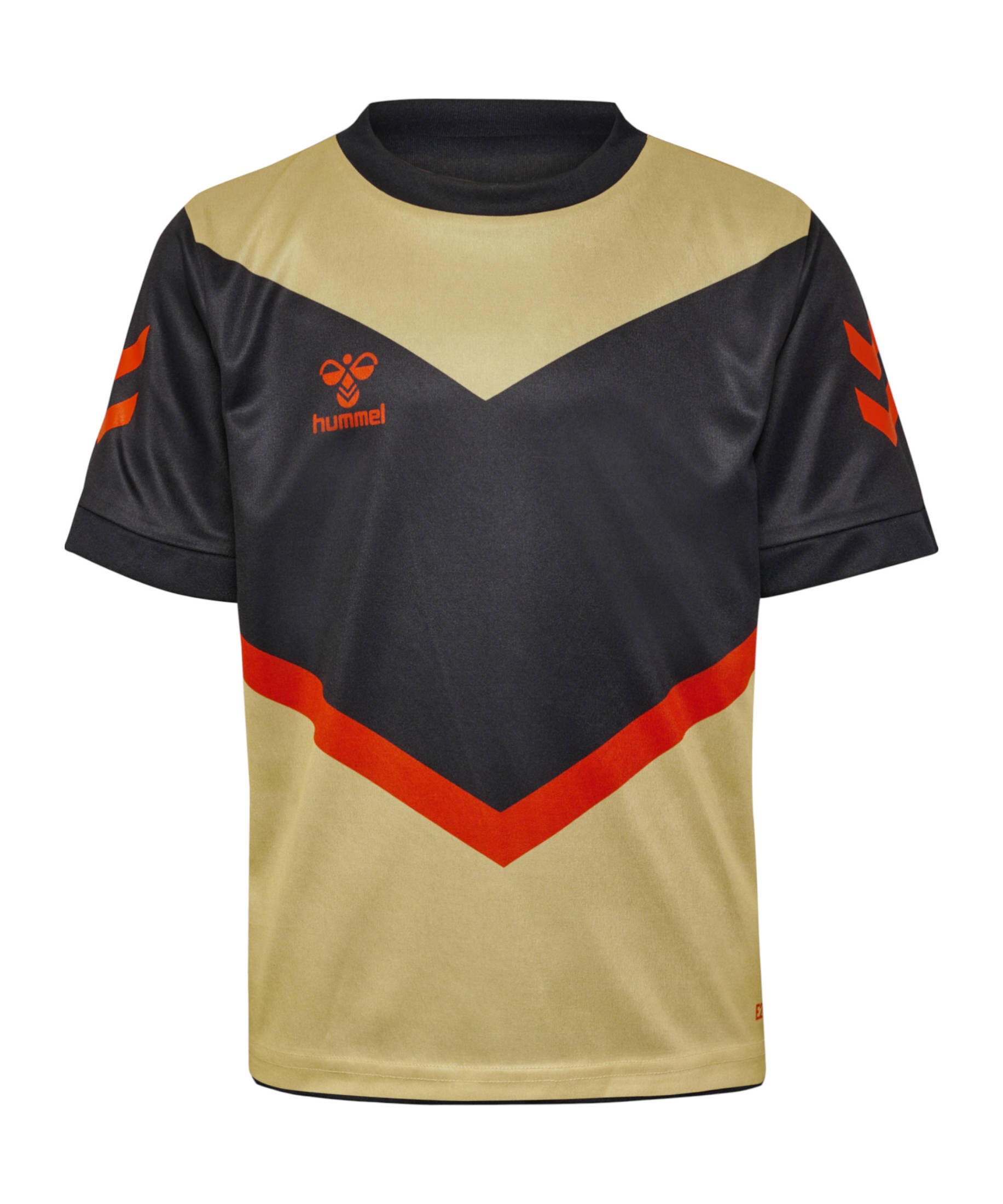 Hummel HmlCORE XK Maillot Poly Enfants Beige F3257 | Sport D'équipe
