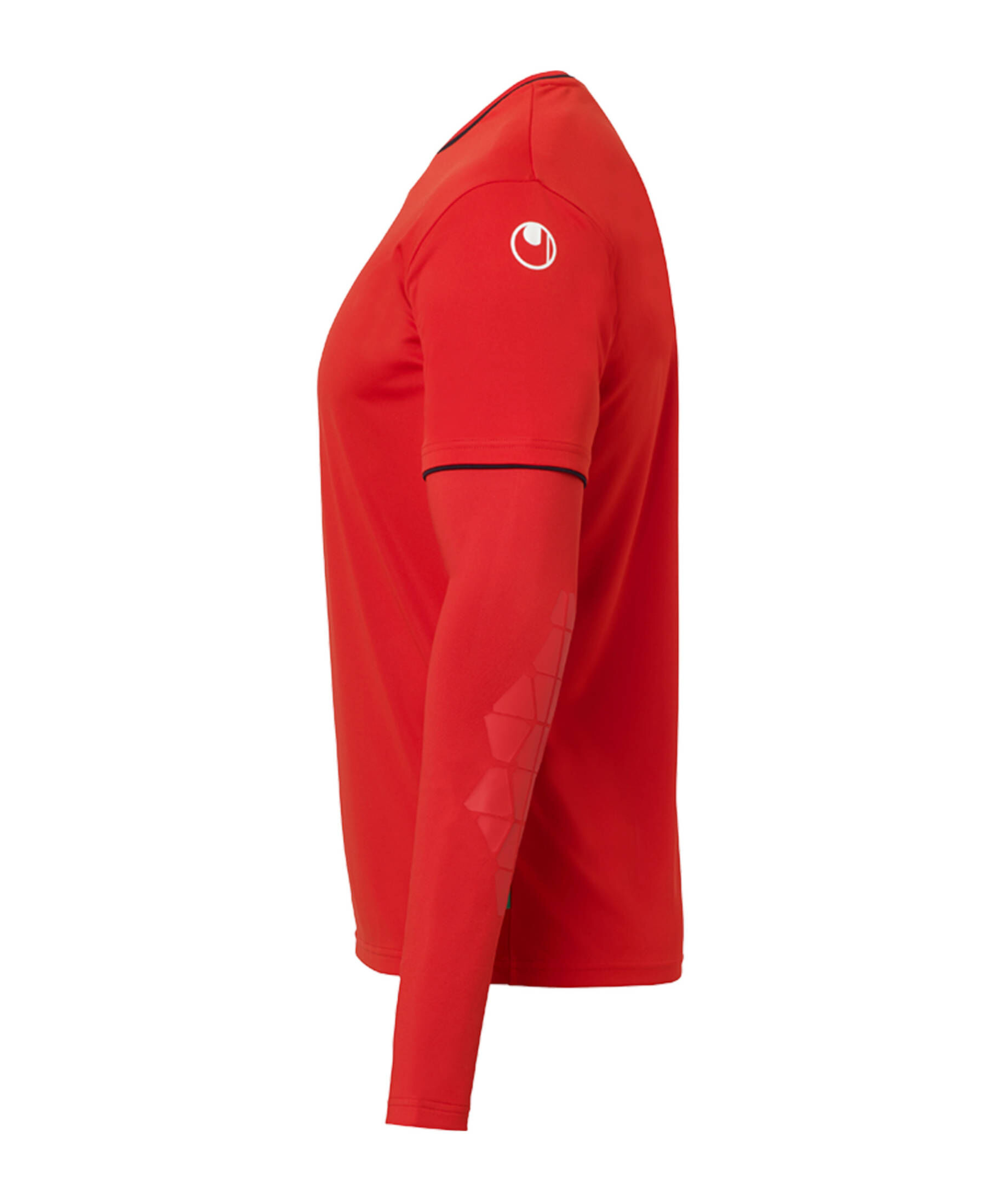Uhlsport Kinder Essential Trikot – Trainingsshirt Mit Rundhalsausschnitt & Kontrastfarbenen Seiteneinsätzen