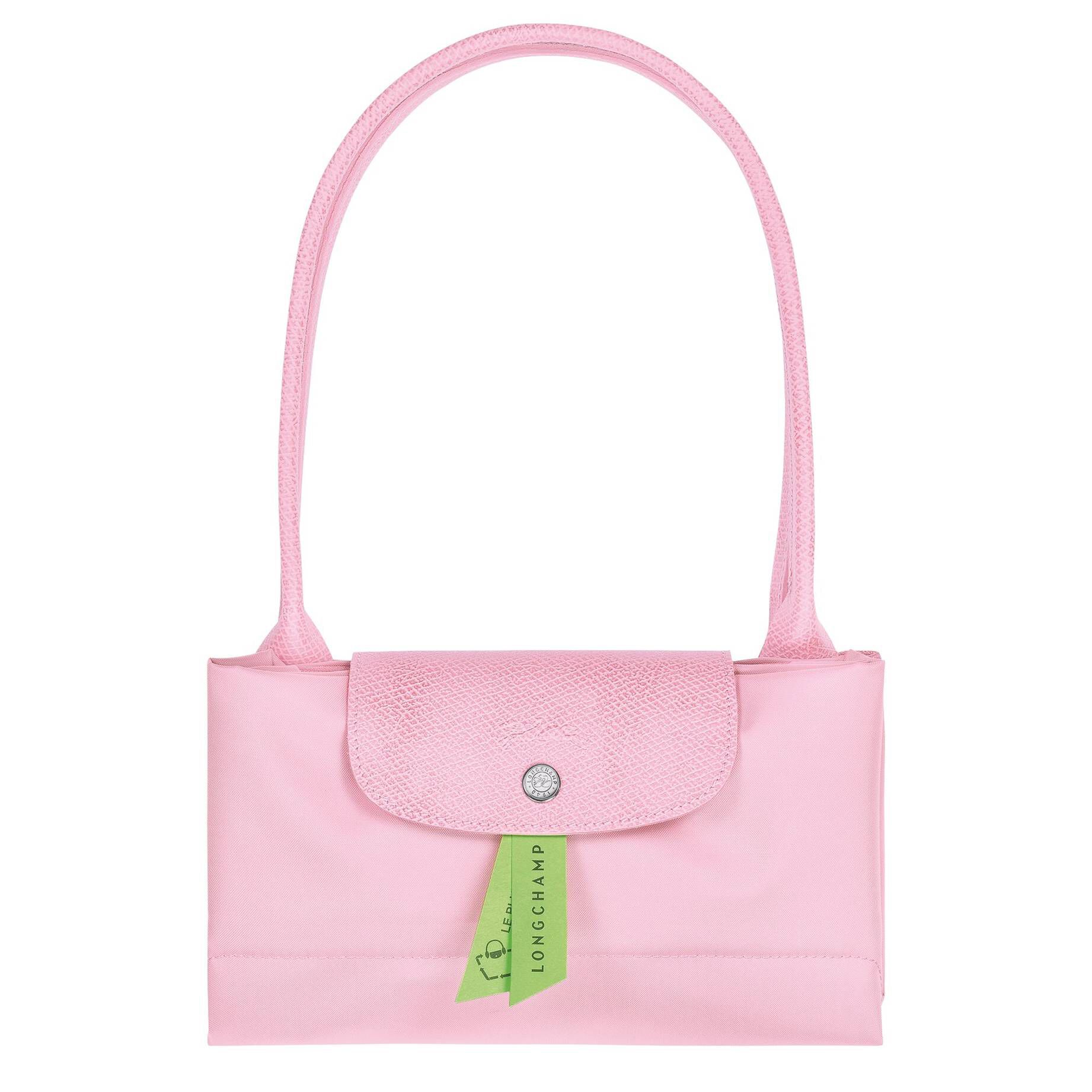 Longchamp Damen Schultertasche LE PILAGE GREEN NYLON SHOULDER BAG L