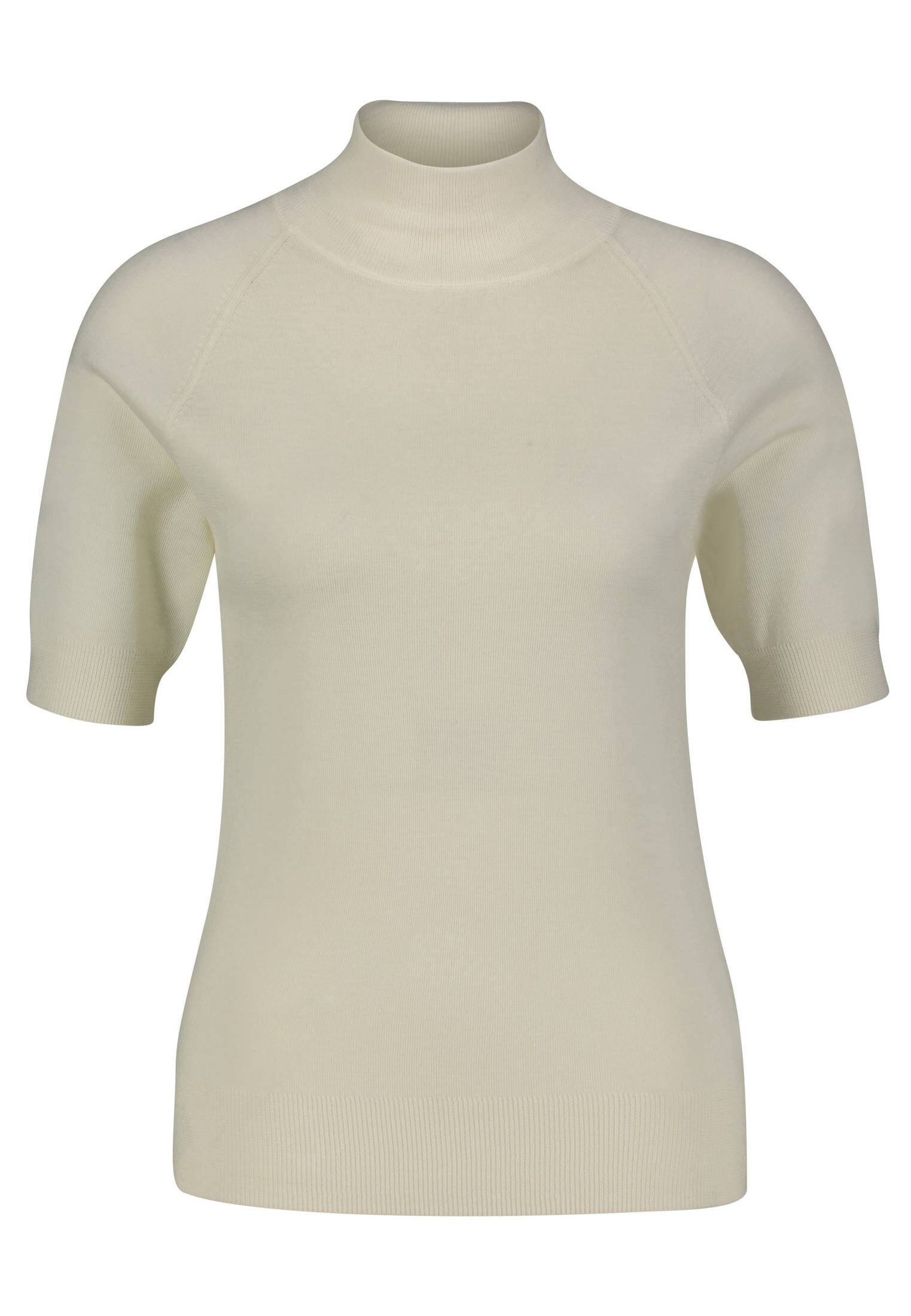 engelhorn Damen Kurzarm-Pullover aus Schurwolle in weiß kaufen