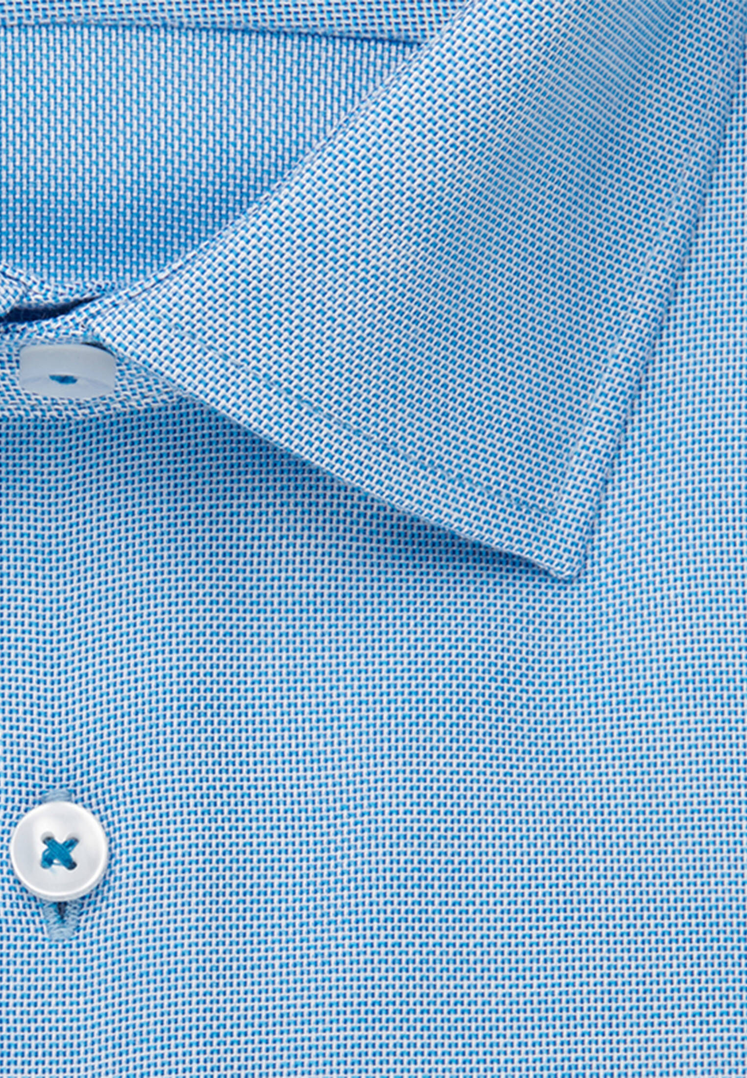 Seidensticker Herren Hemd Slim Fit – Langarm, 100% Baumwolle, Mit Kombi-Manschetten