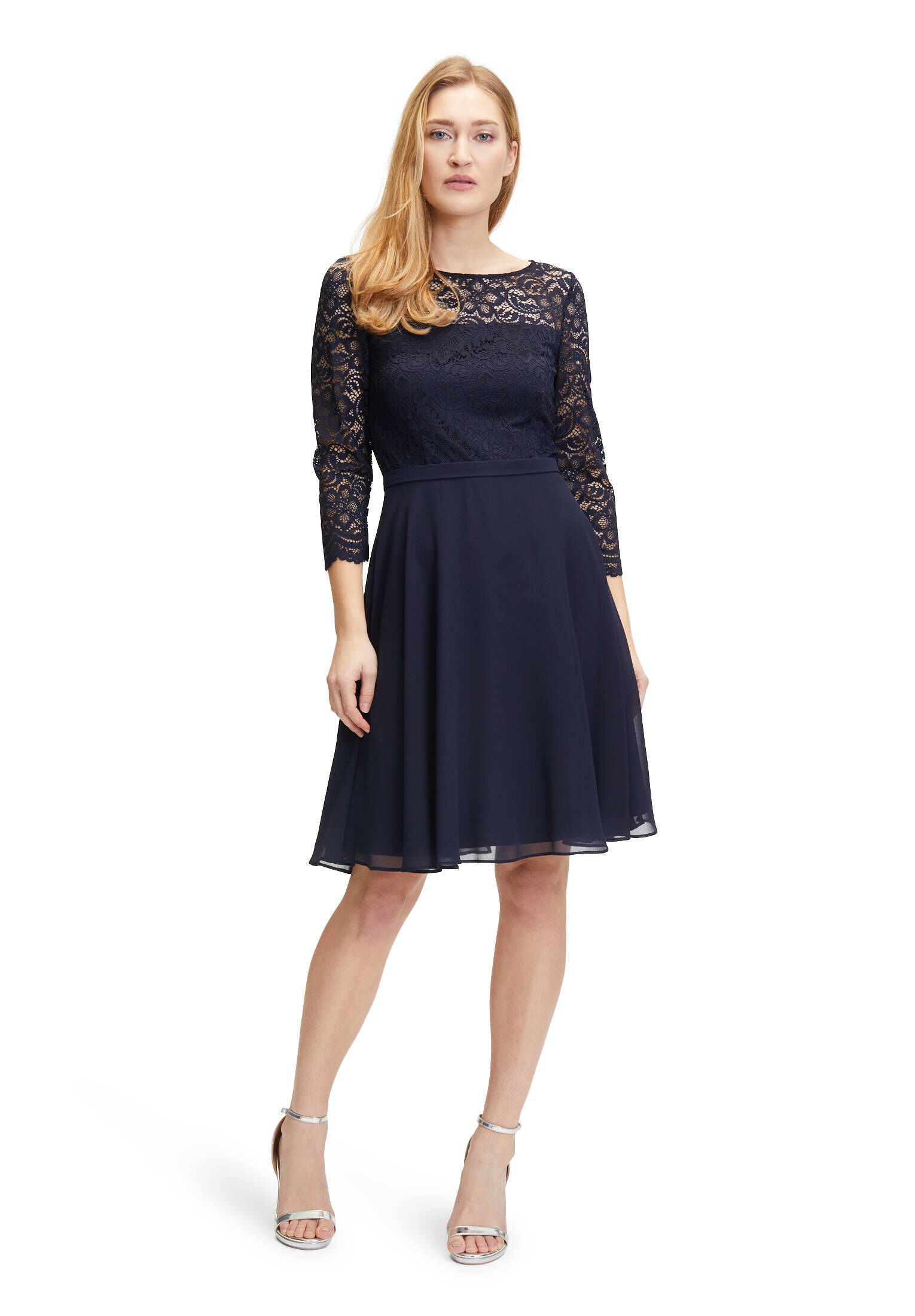 Vera Mont Damen Abendkleid Mit Spitze - Elegant & Festlich