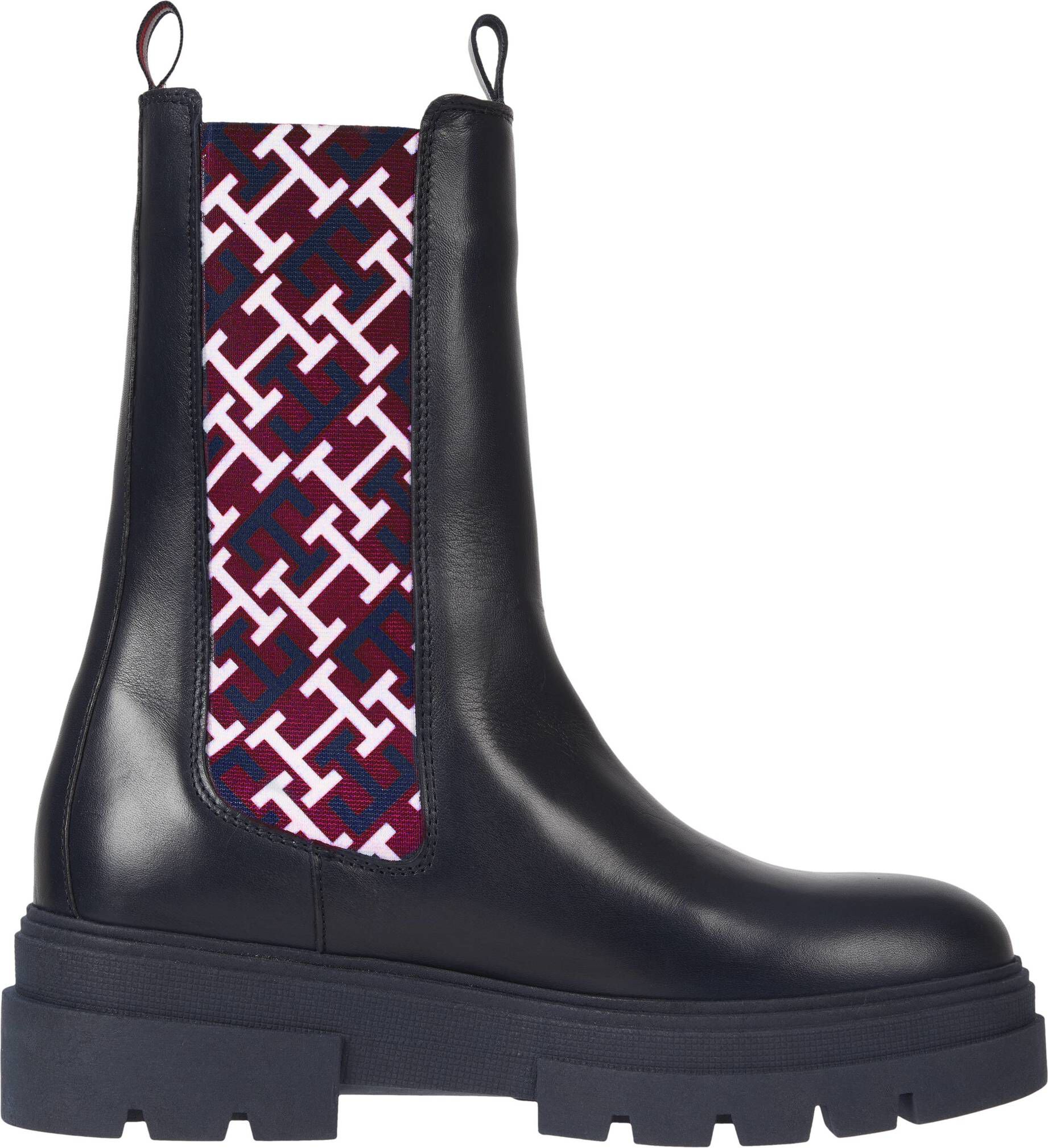 Damen LederBoots MONOGRAM CHELSEA
