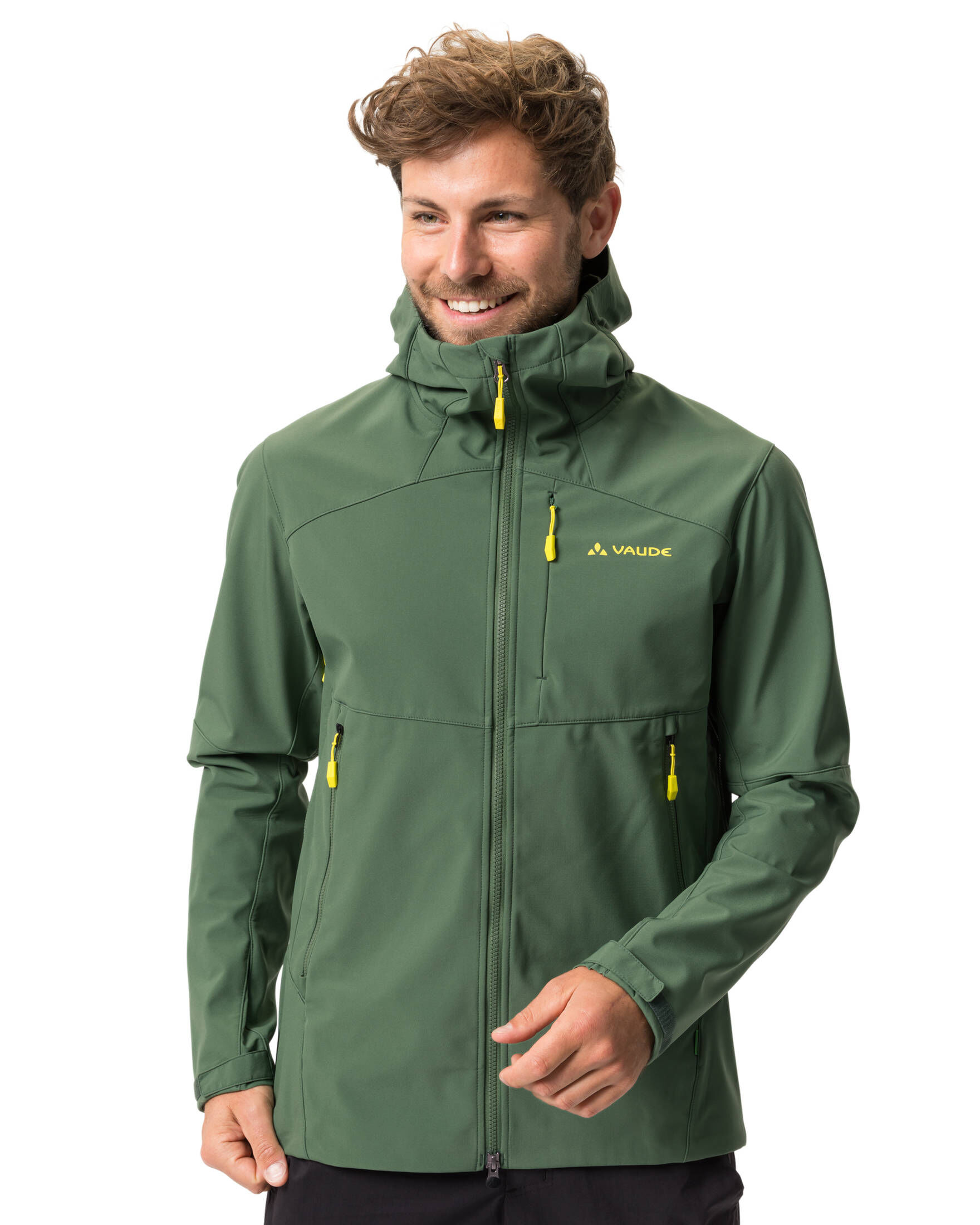VAUDE Giacca Softshell Roccia Uomo - Impermeabile, Antivento E Traspirante Per Escursionismo - Foto 8