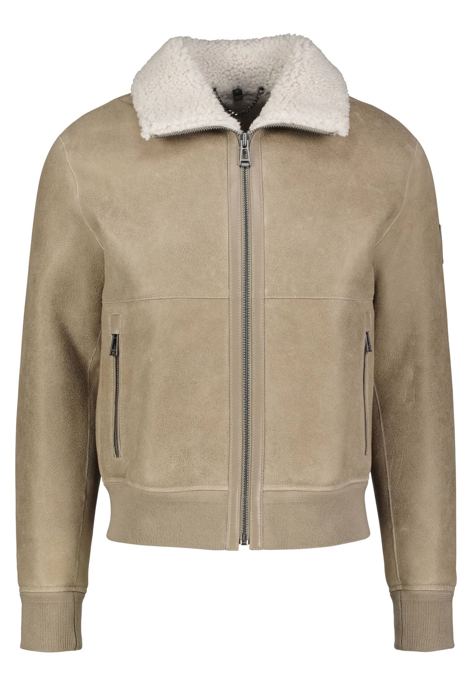 Belstaff Herren Lederjacke TRACE in grau kaufen engelhorn