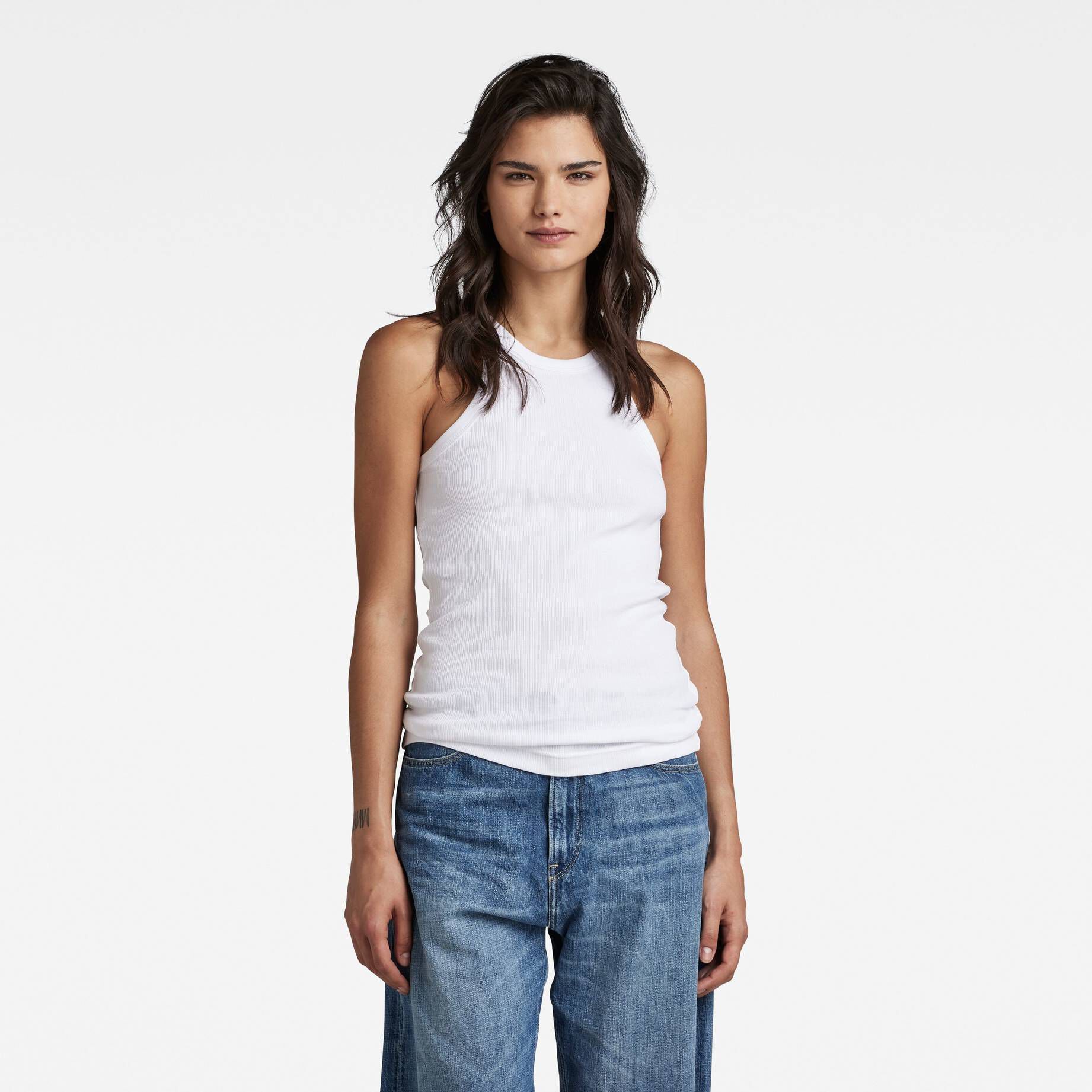 Erstaunlich Tanktop Damen Weiss Ebenbild