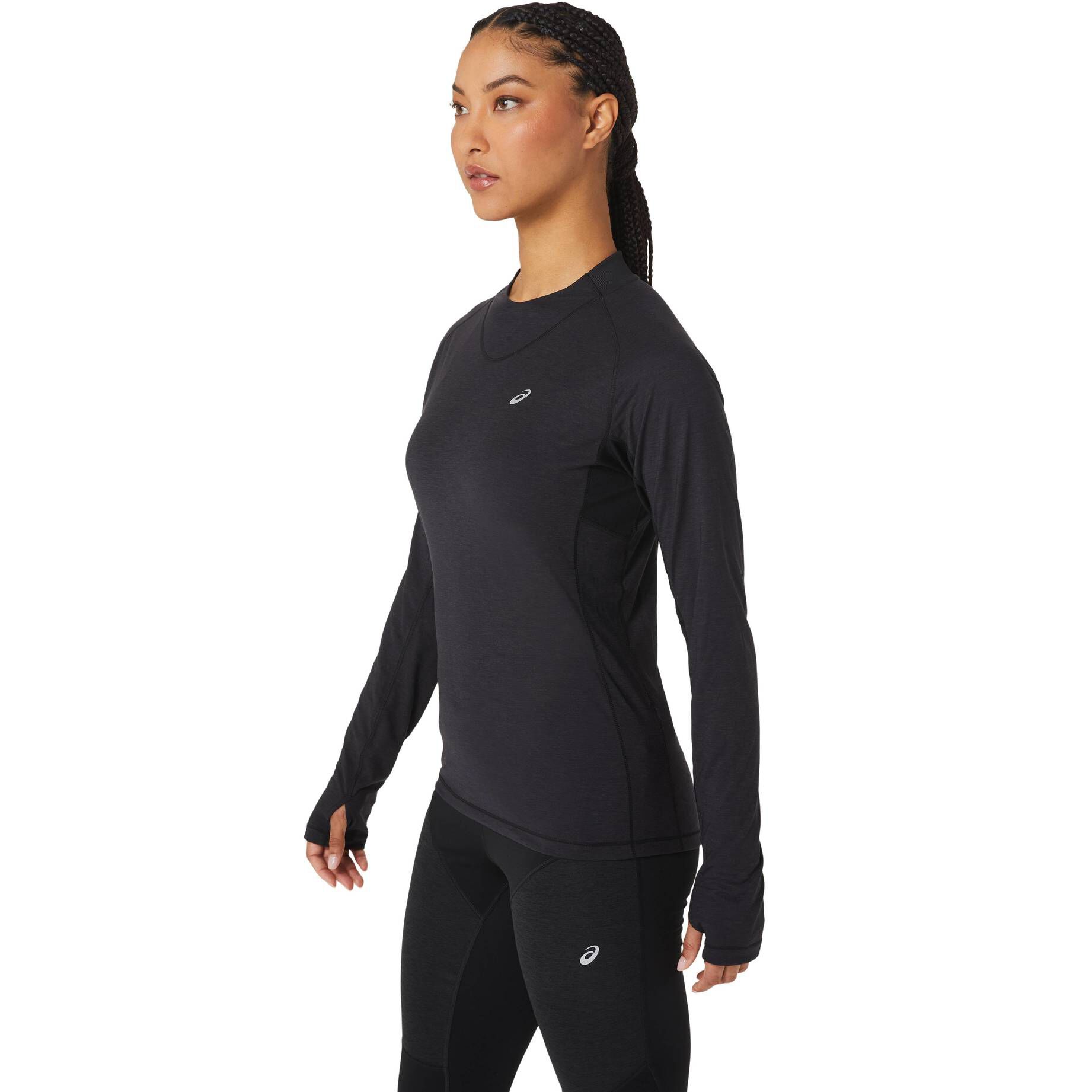 Damen Laufshirt Winter Mit V-Ausschnitt, Langarm – Einfarbiger Strickpullover Für Frühling & Herbst