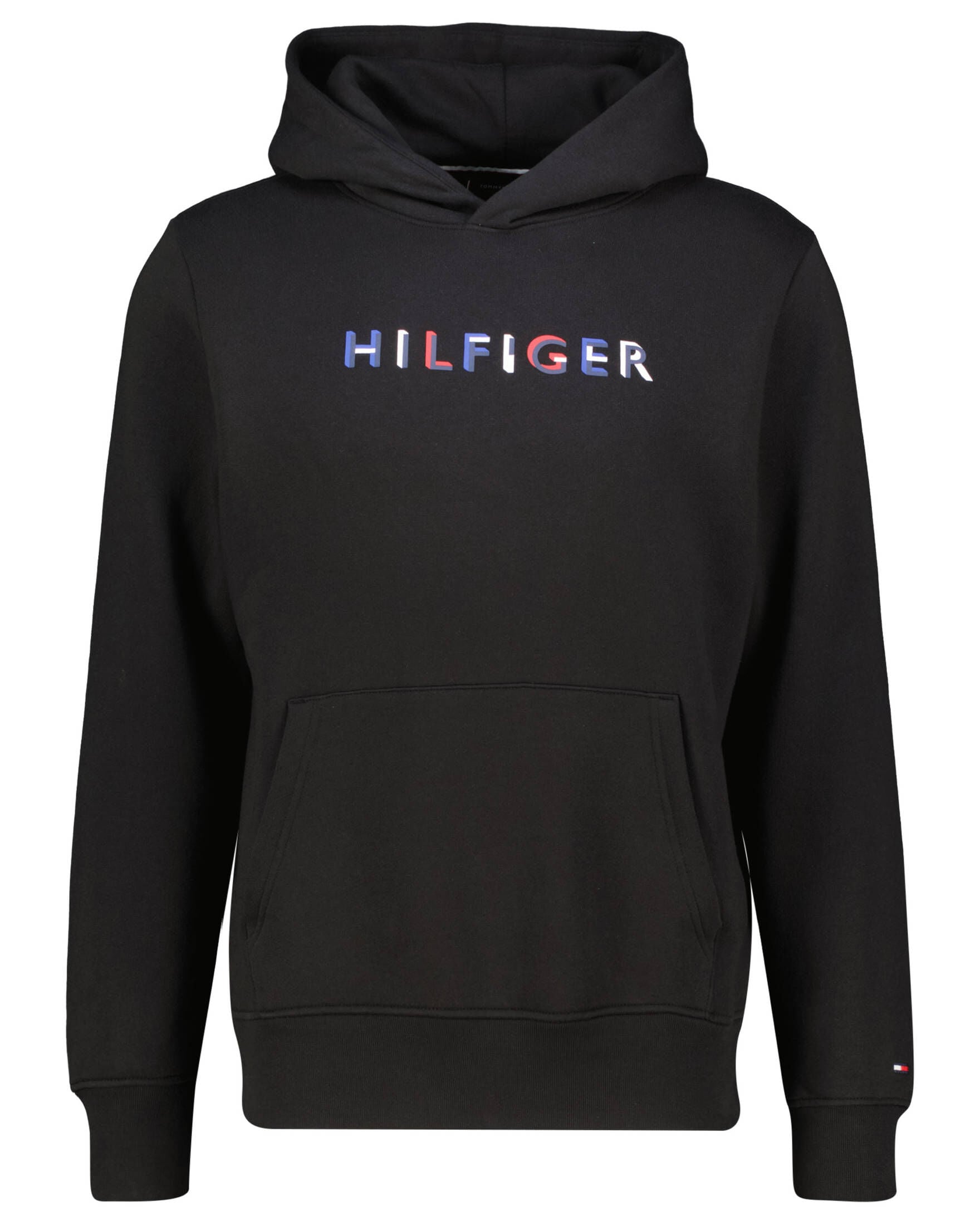 Tommy Hilfiger Black Cotton Men's Hoodie