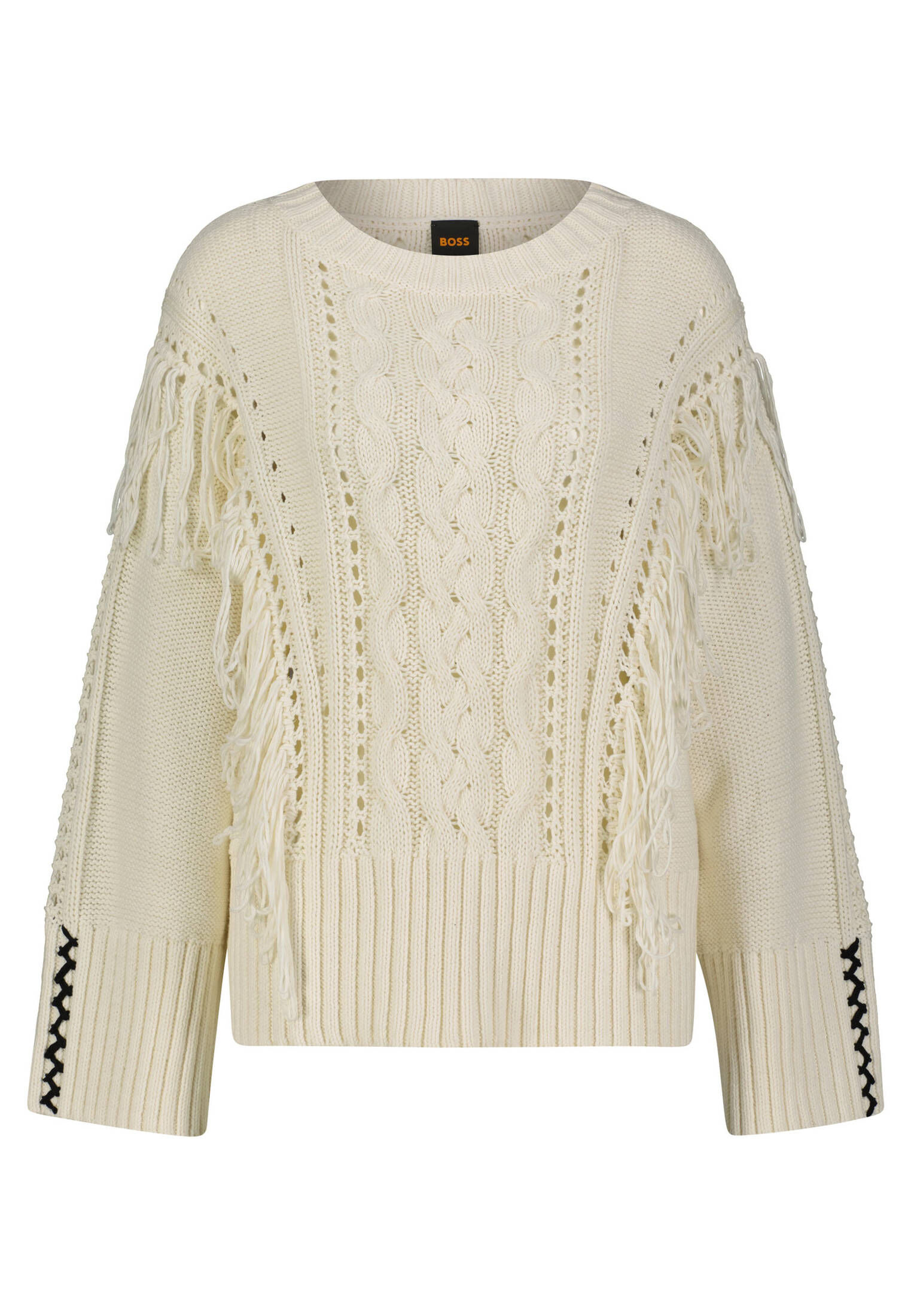 BOSS Damen Strickpullover C_FITTO in weiß kaufen engelhorn