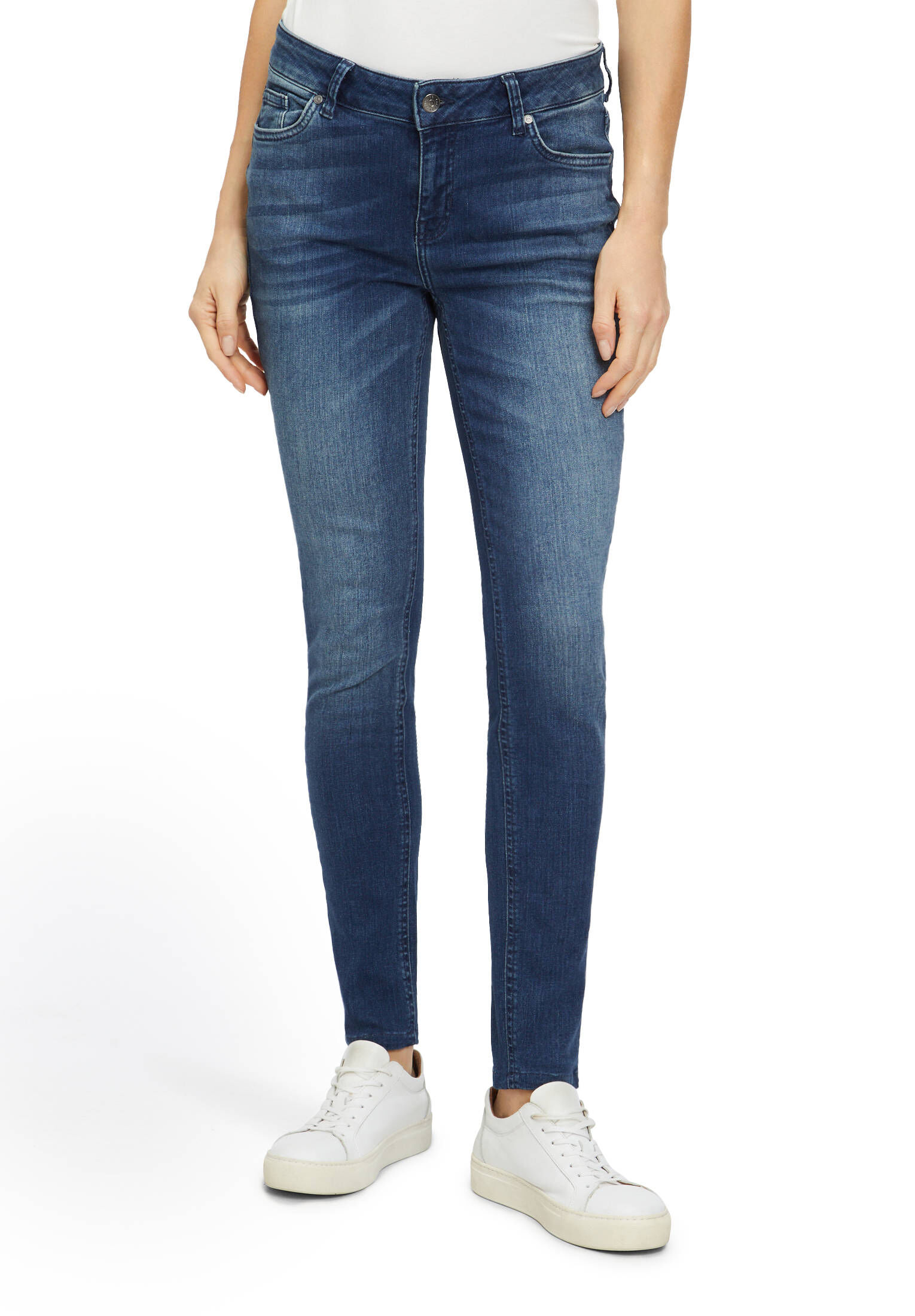 Cartoon Damen Jeans Mit Strass-Steinen – Gerade Passform, 76 Cm Schrittlänge, Trendy & Stylisch