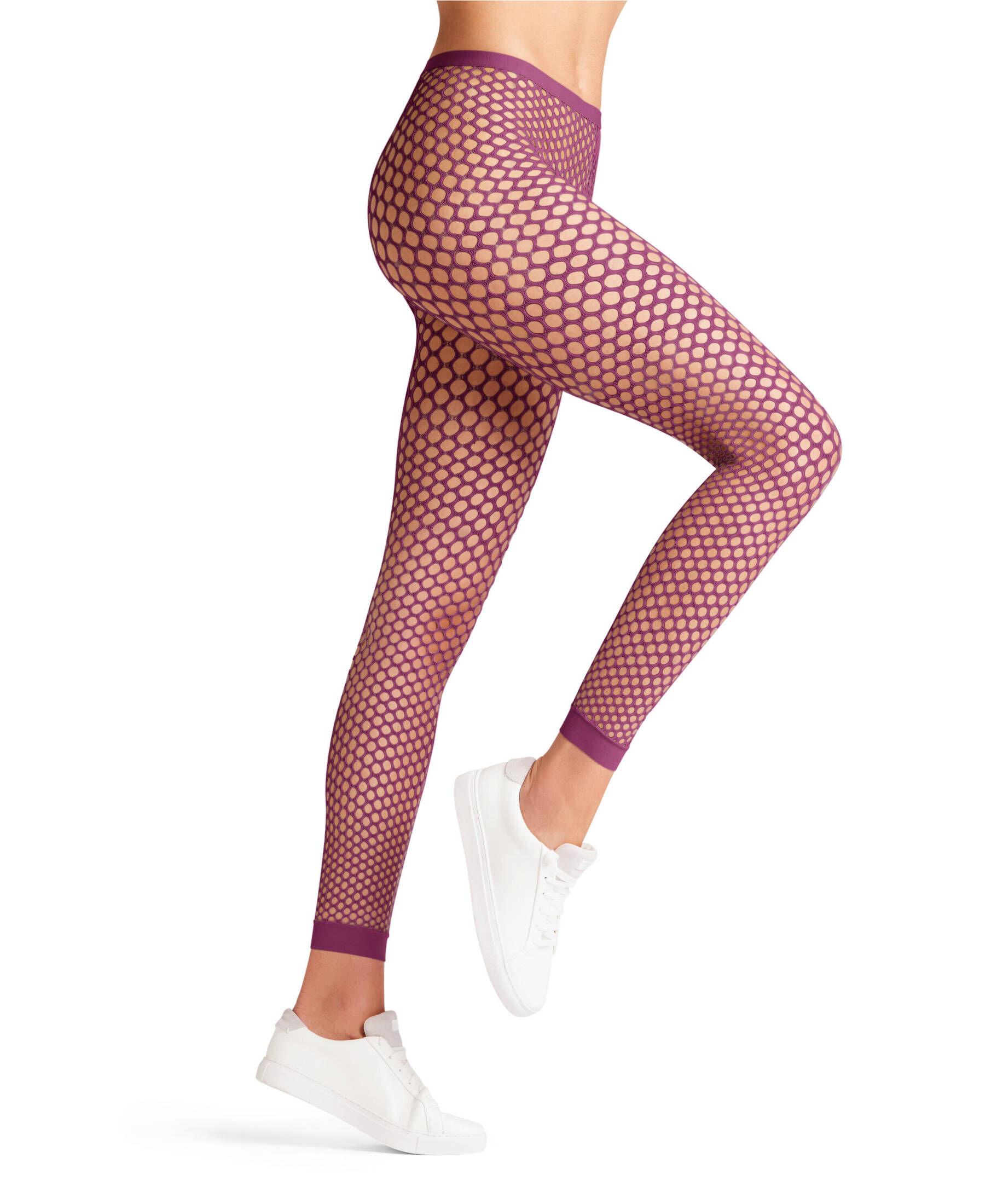 Falke Leggings Donna A Rete - Modello Supersize Net Con Intagli Laterali - WE CARE Collection