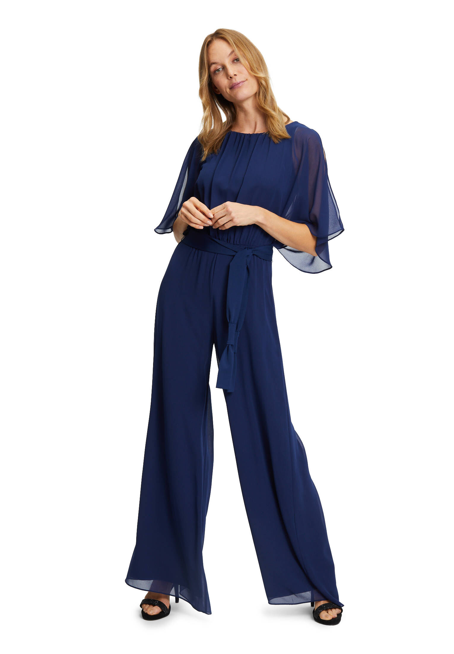Vera Mont Damen Jumpsuit mit Bindegürtel kaufen engelhorn