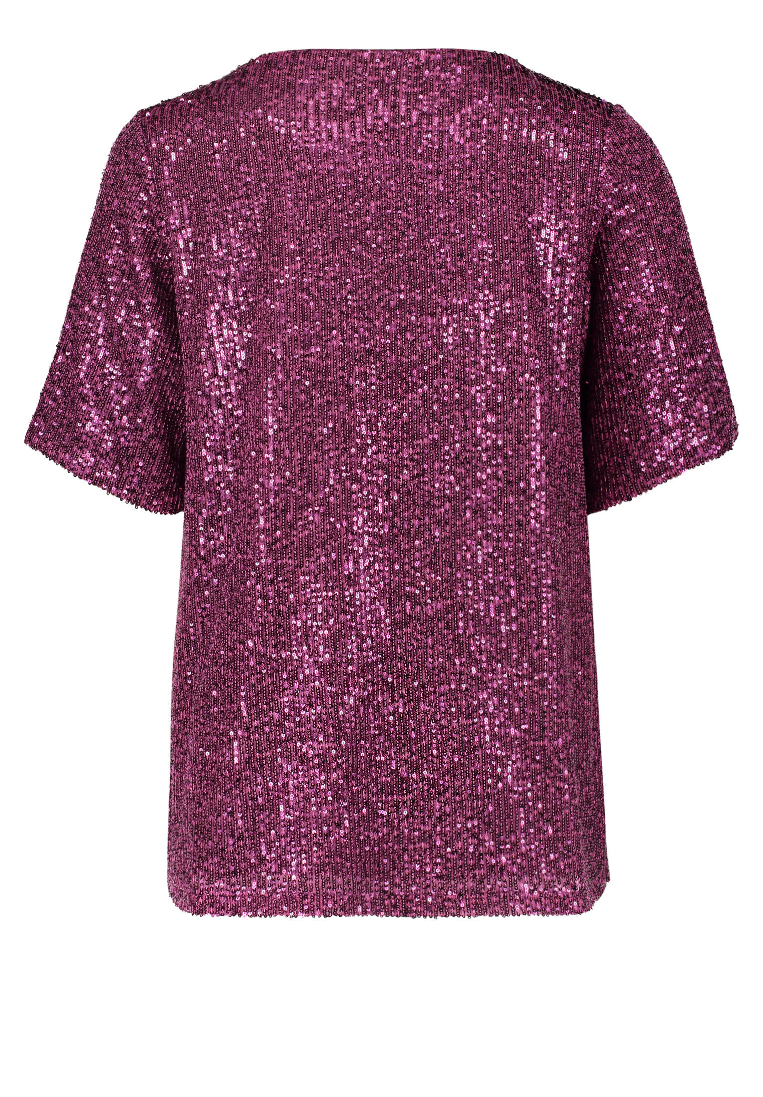 Generisch Stylisch Glitzer Silvester Oberteile - Damen Pailletten Shirt Glitter Top Elegant Damenshirt - Festlich Glitzeroberteil Blusenshirt Party