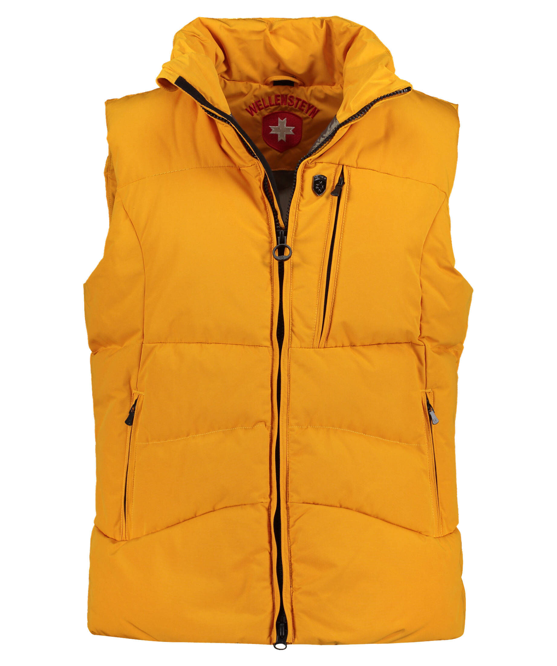 Long Vest Wellensteyn Weste Herren Beige Daunenweste Long