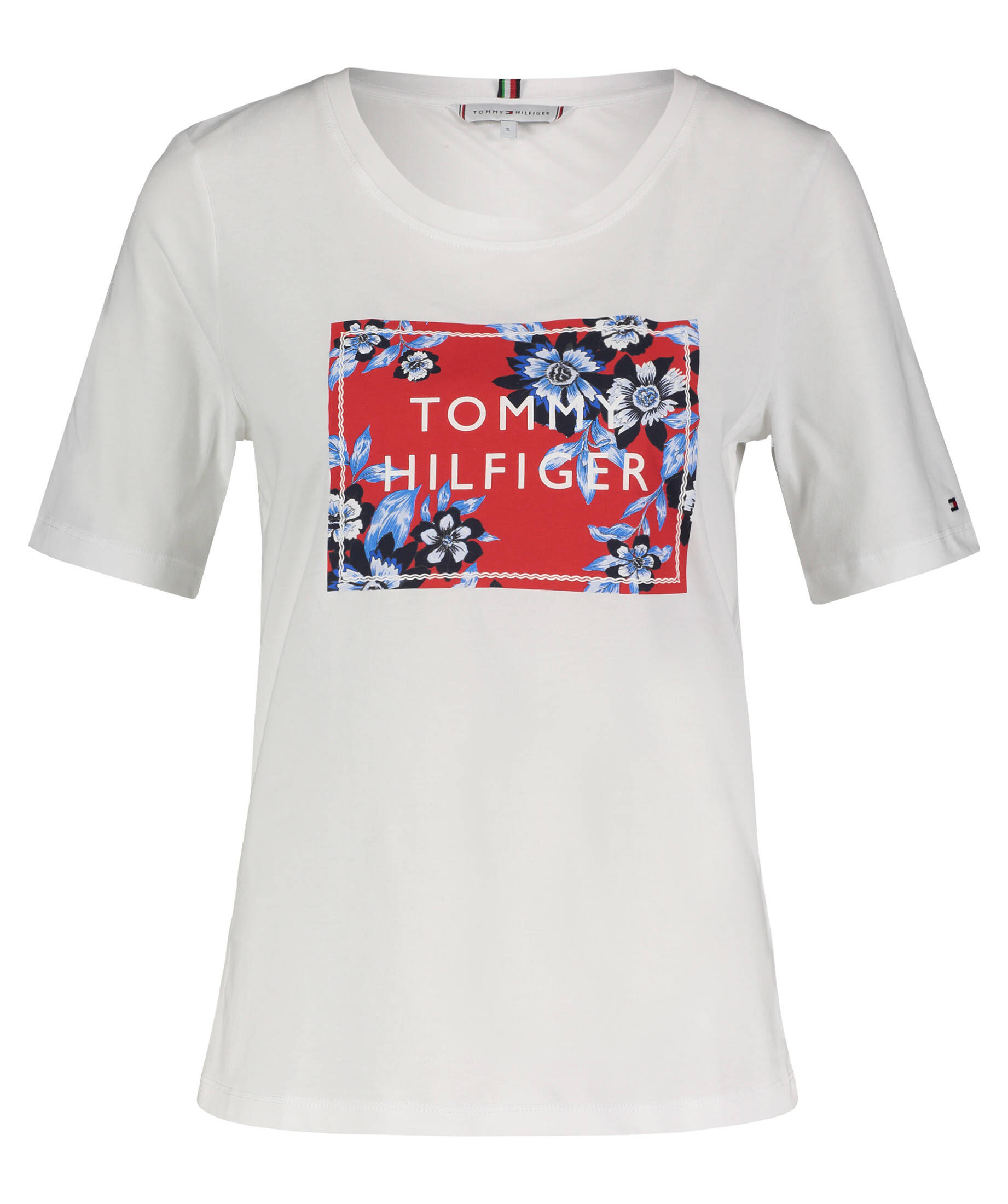 Tommy Hilfiger Damen TShirt "Regular Box OpenNeck Tee" kaufen engelhorn