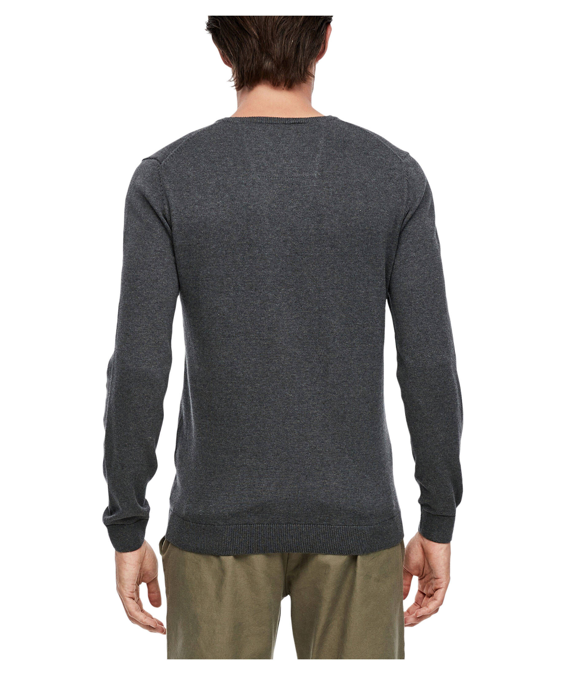 S.Oliver Herren Pullover Mit Reißverschluss – Regular Fit, Lange Ärmel Mit Rippbündchen
