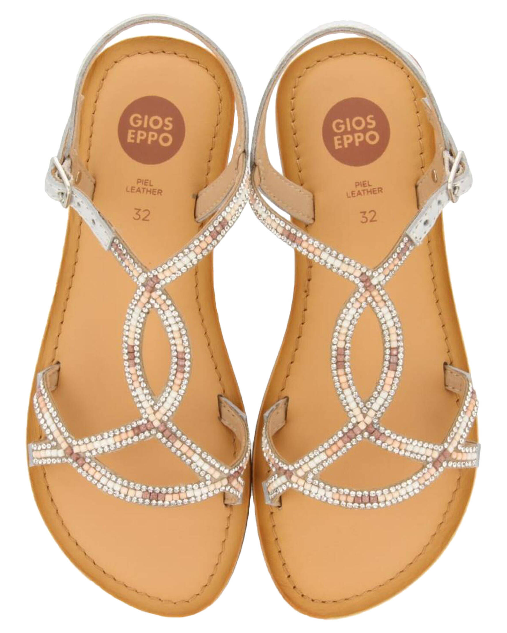 GIOSEPPO Sandalen Für Baby-Mädchen – Vinton Modell, Leder Mit Tierprint, Verstellbar