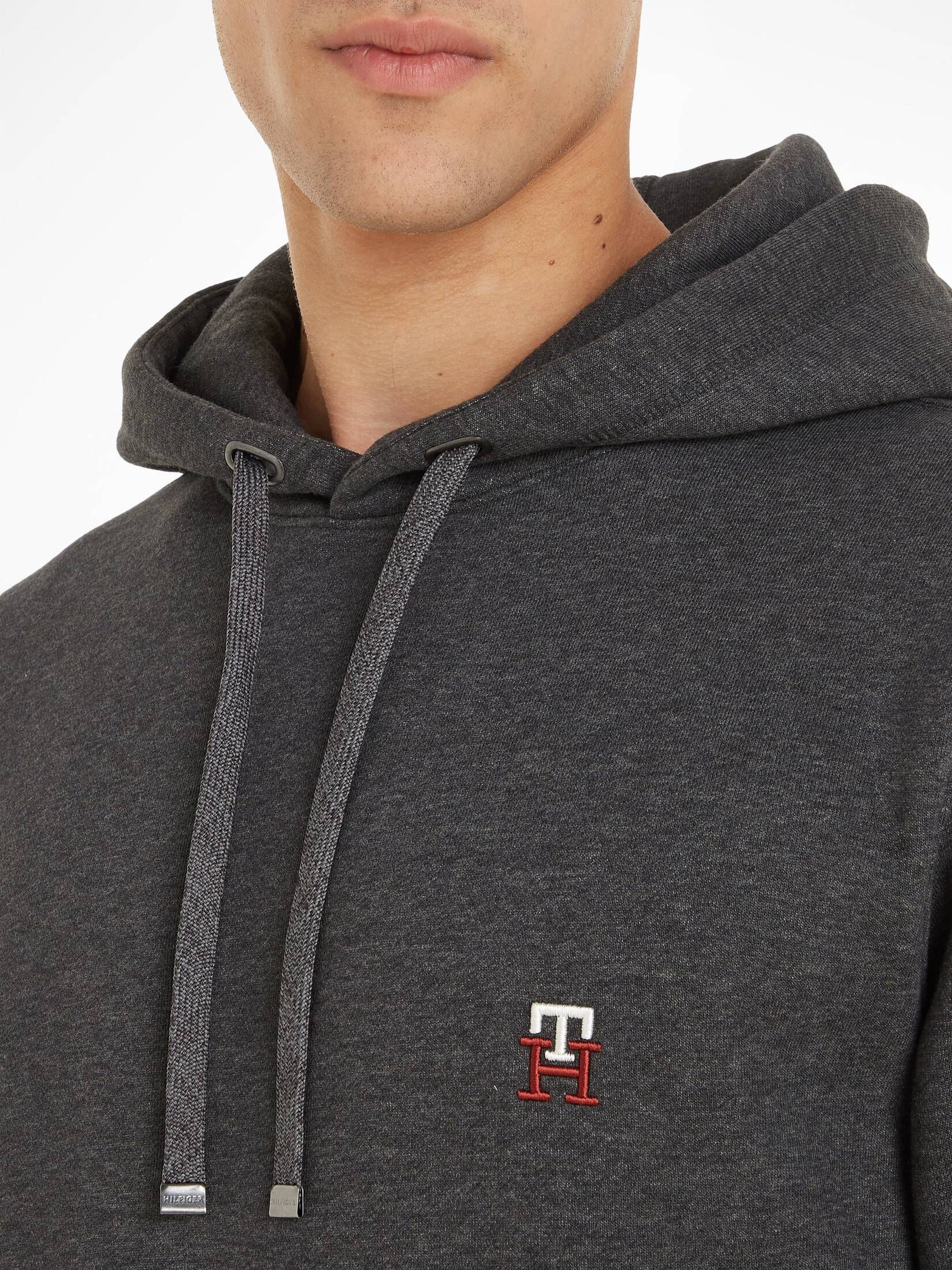 Tommy Hilfiger Grigio Cotton Men's Hoodie