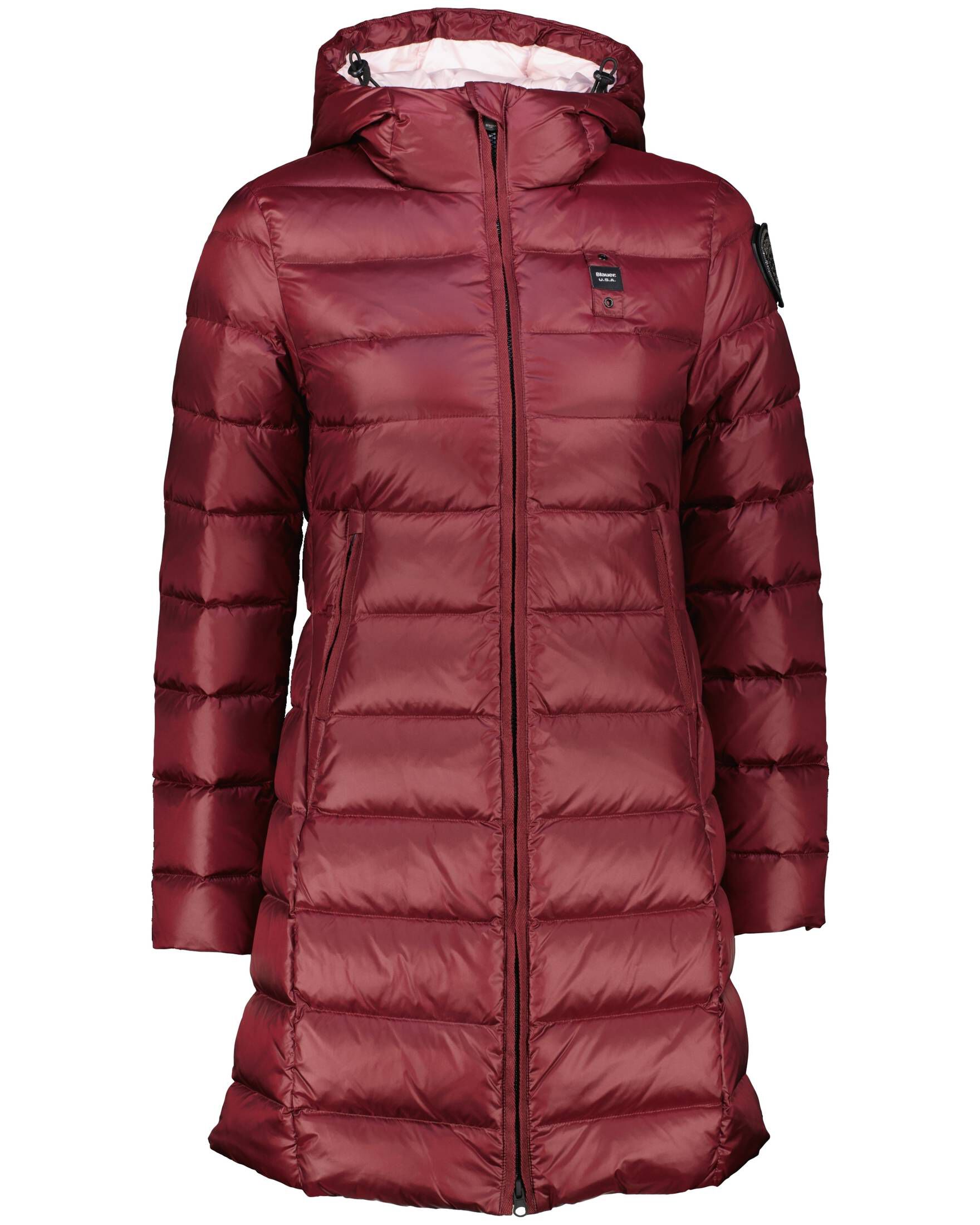 Down Coat Daunenmantel Damen Dunkelrot Jack Wolfskin FROZEN LAKE