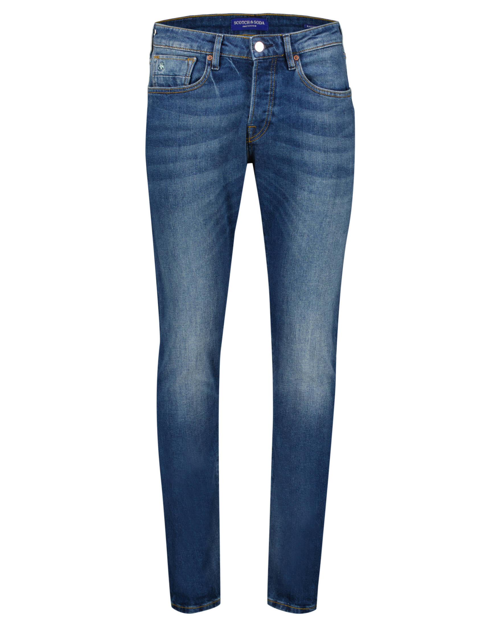 Scotch & Soda Core-Ralston-regular slim fit jeans voor heren, Classic Blue 0543, 33W x 30L
