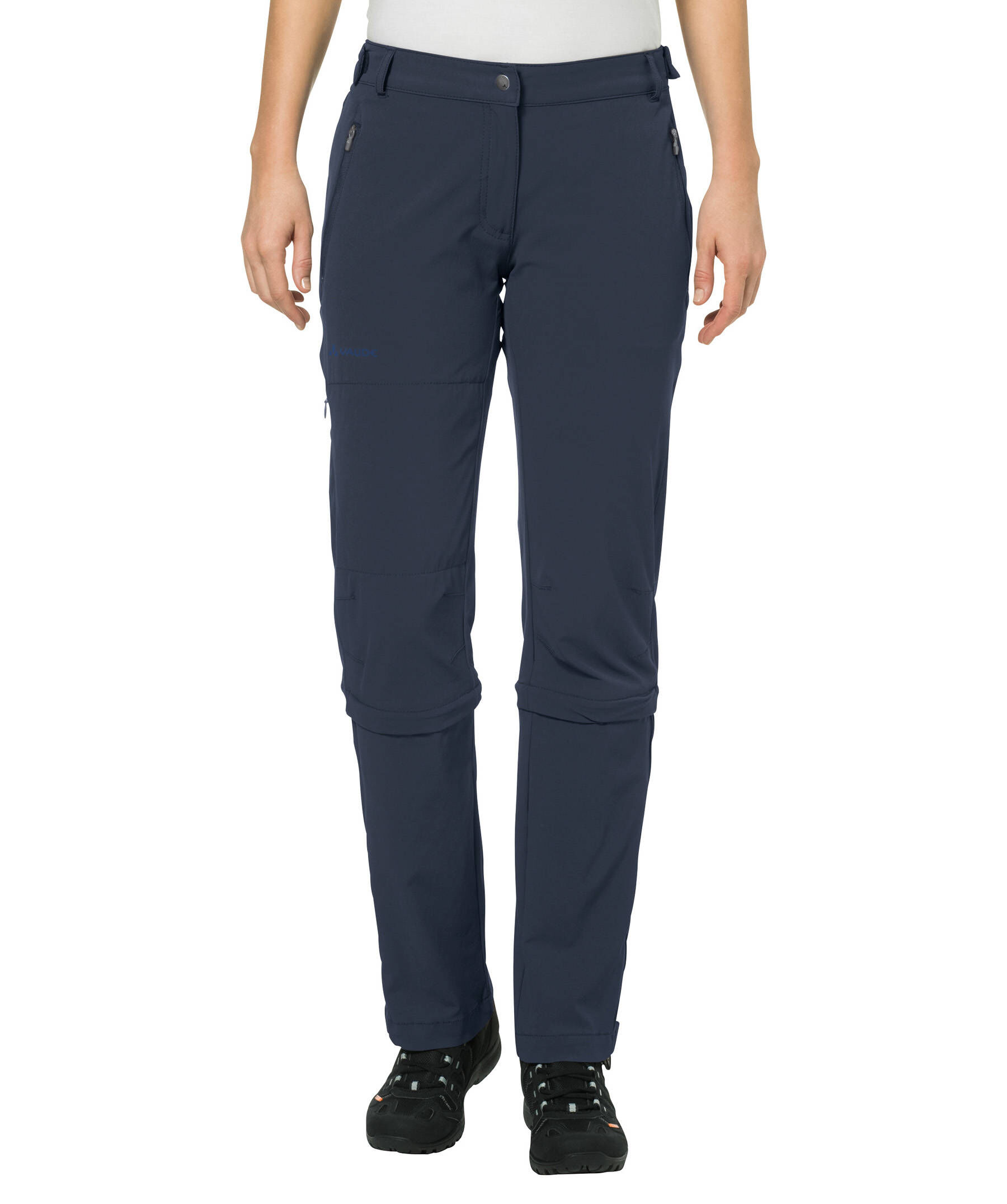 VAUDE Damen Outdoorhose WO FARLEY STRETCH CAPRI T-ZIP PANTS in grün