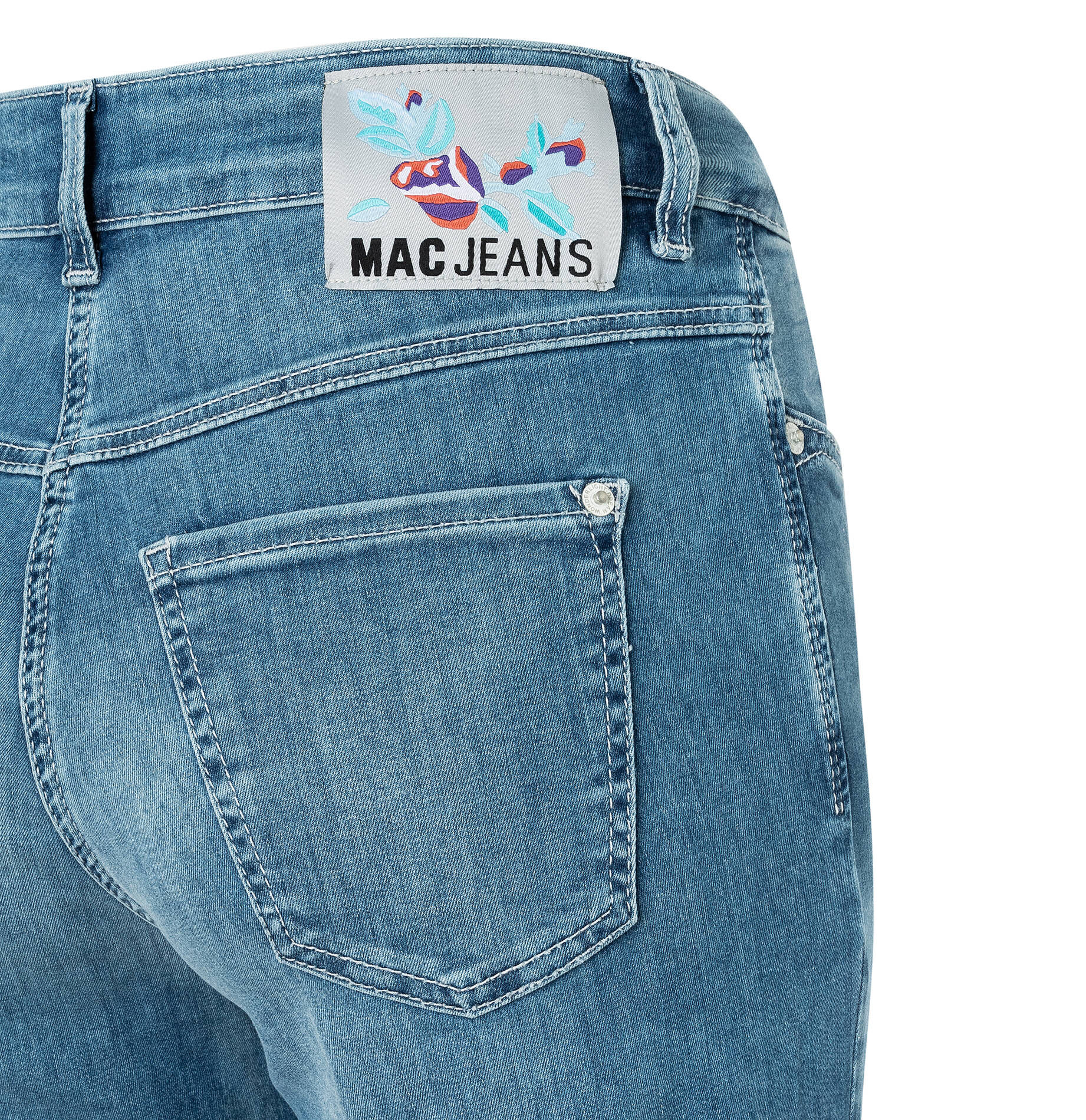 MAC Denim - Dream Straight Wide Leg - Grey 32 in Inseam