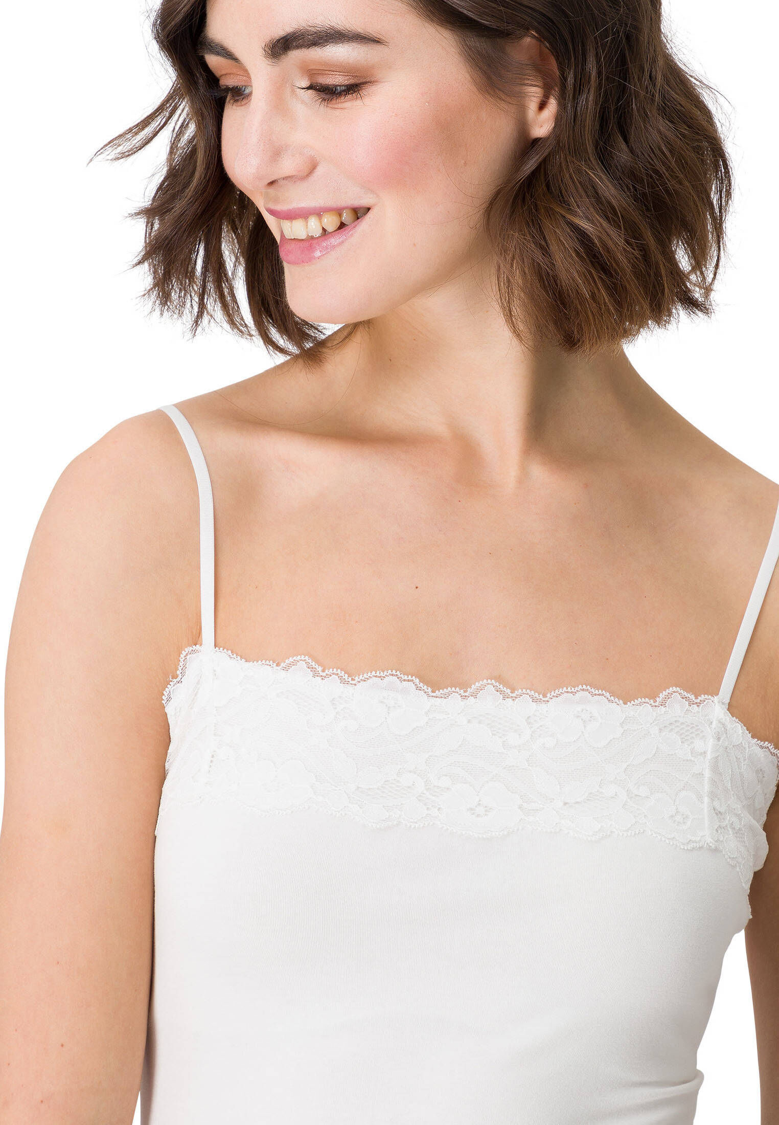 zero Damen Top mit Spitzenborte kaufen engelhorn