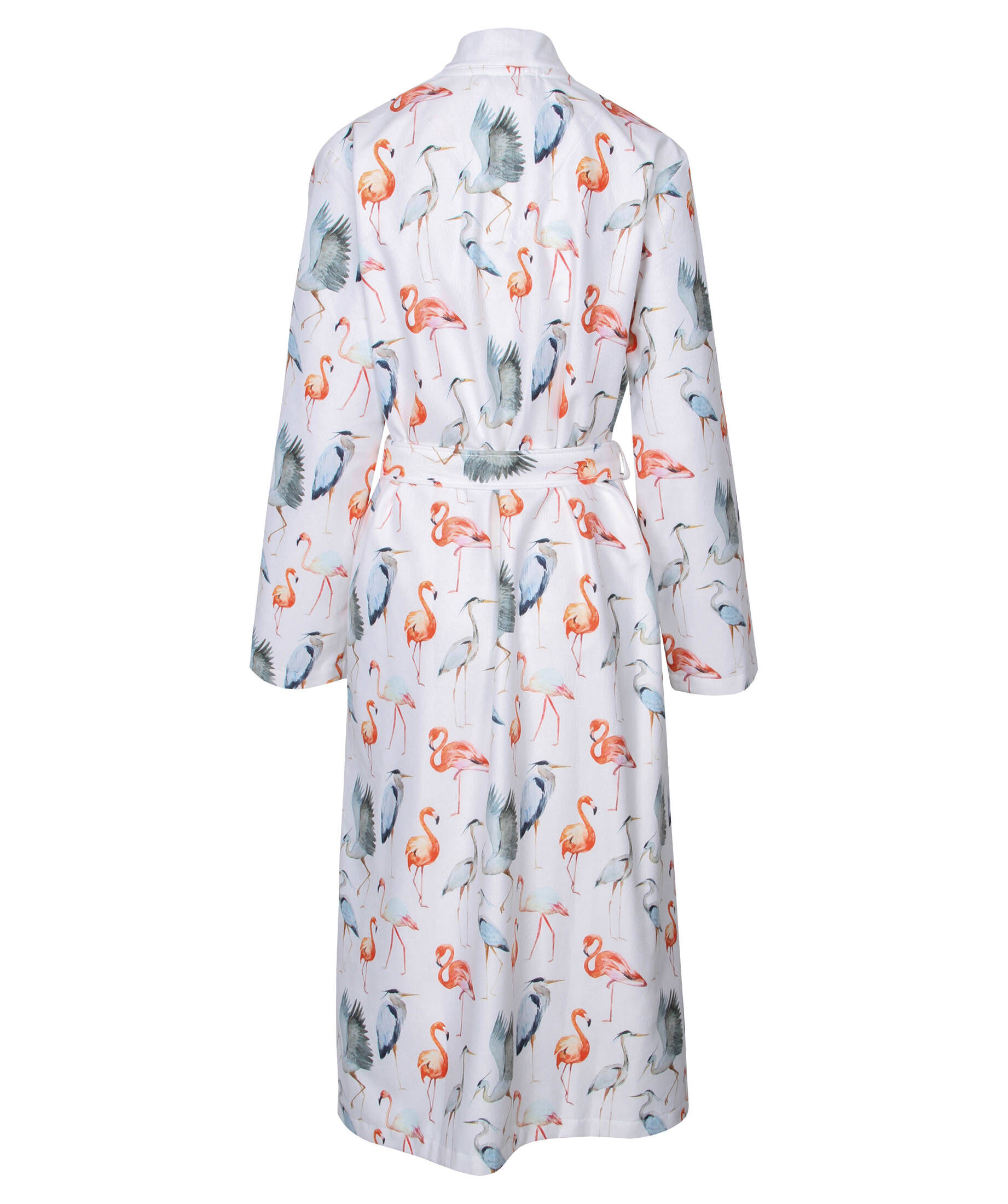 bademantel damen flamingo