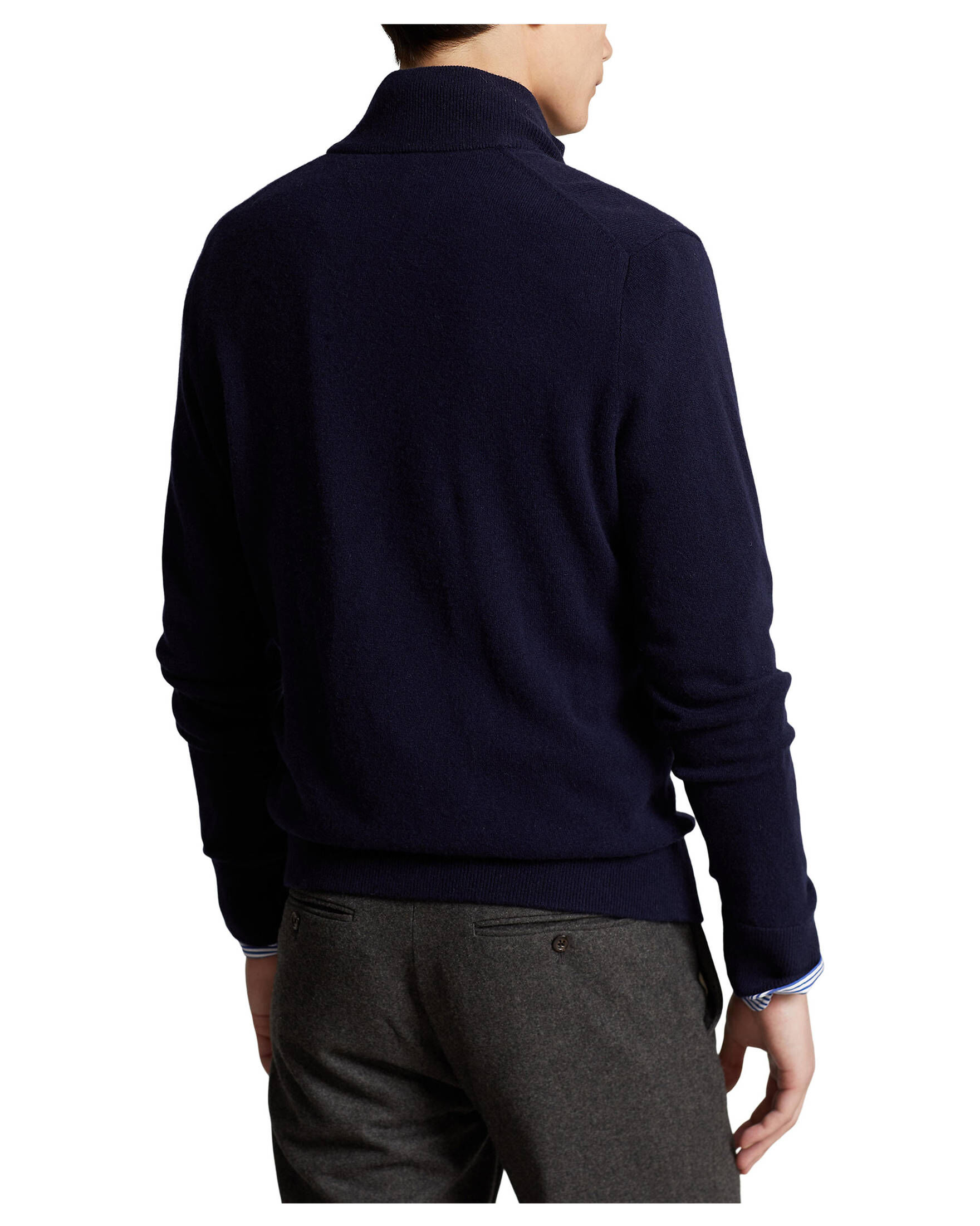 Herren Strickjacke Mit Reißverschluss - Wolle Schmale Passform Für Frühling & Herbst