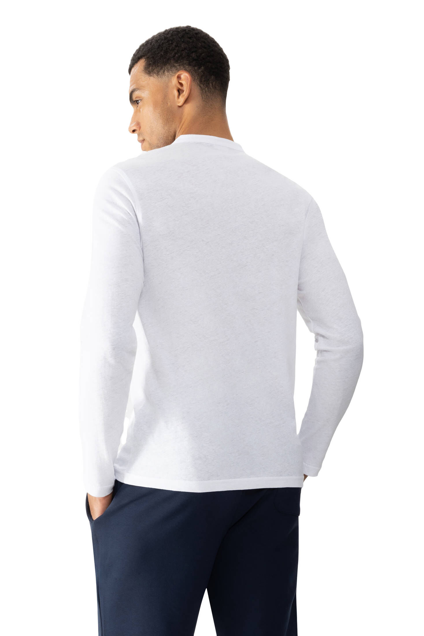 Herren Henley-Shirt - Slim Fit mit V-Ausschnitt main image 0