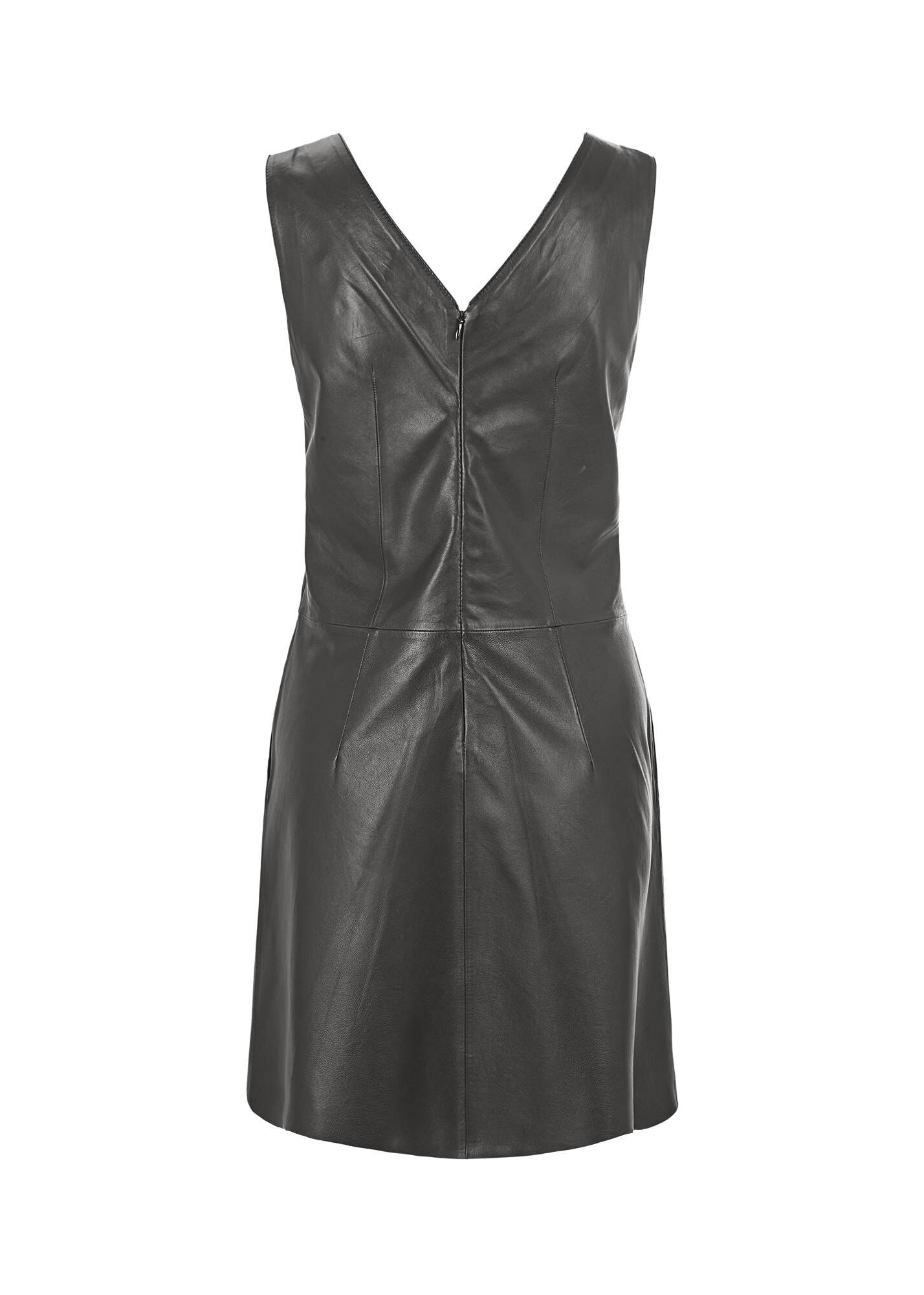 Lederkleid Schwarz