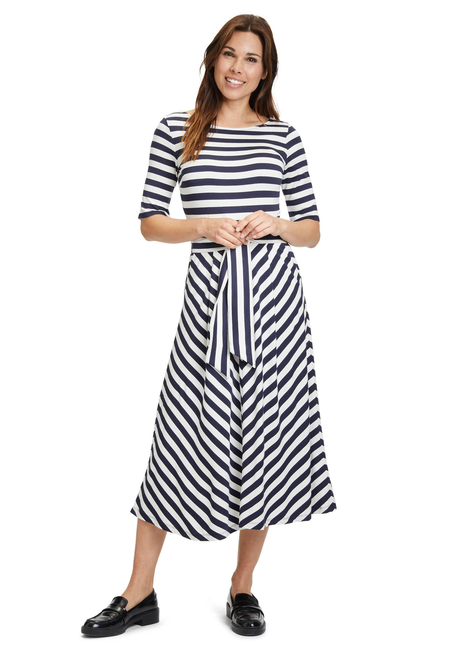 S.Oliver Jerseykleid In Koralle-bedruckt
