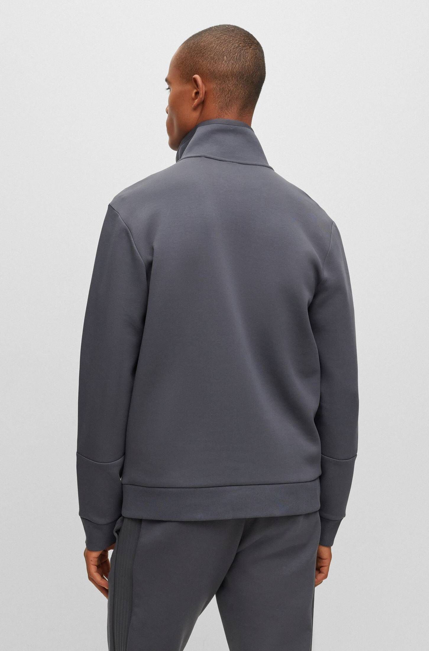 Luxus Sweatjacke Herren Grau Bild