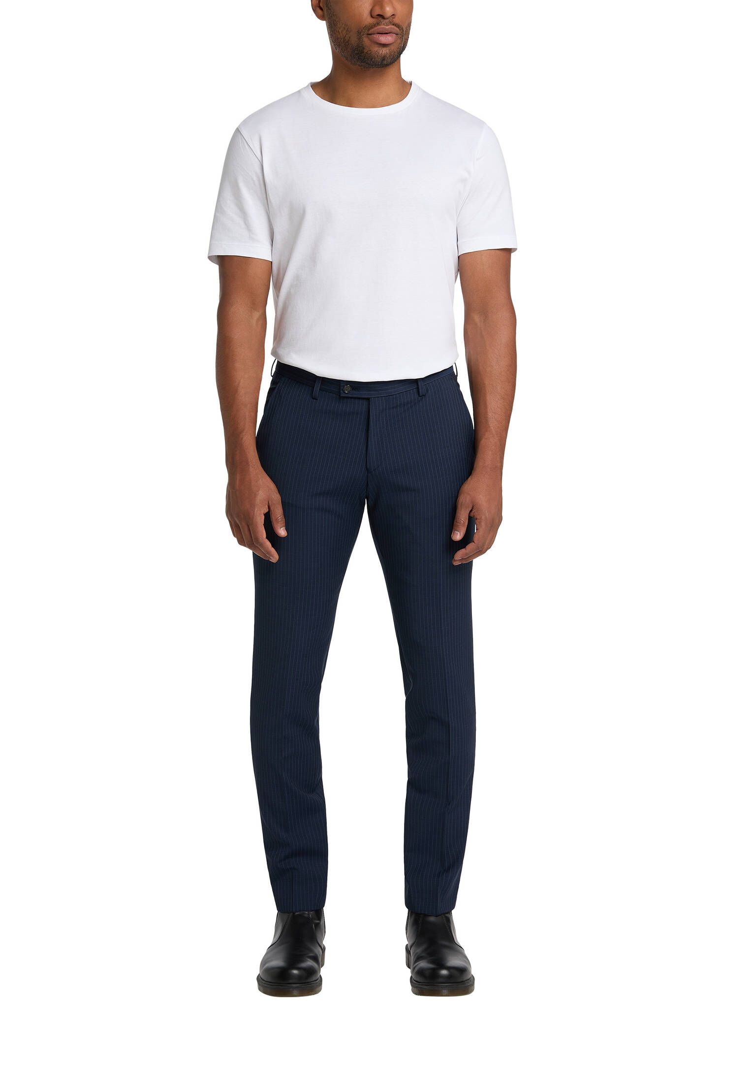 Club Of Gents Herren Hose CG Cedric – Anzug-Hose In Grau, Größe 110, Mit Französischen Taschen & Knopf-Reißverschluss