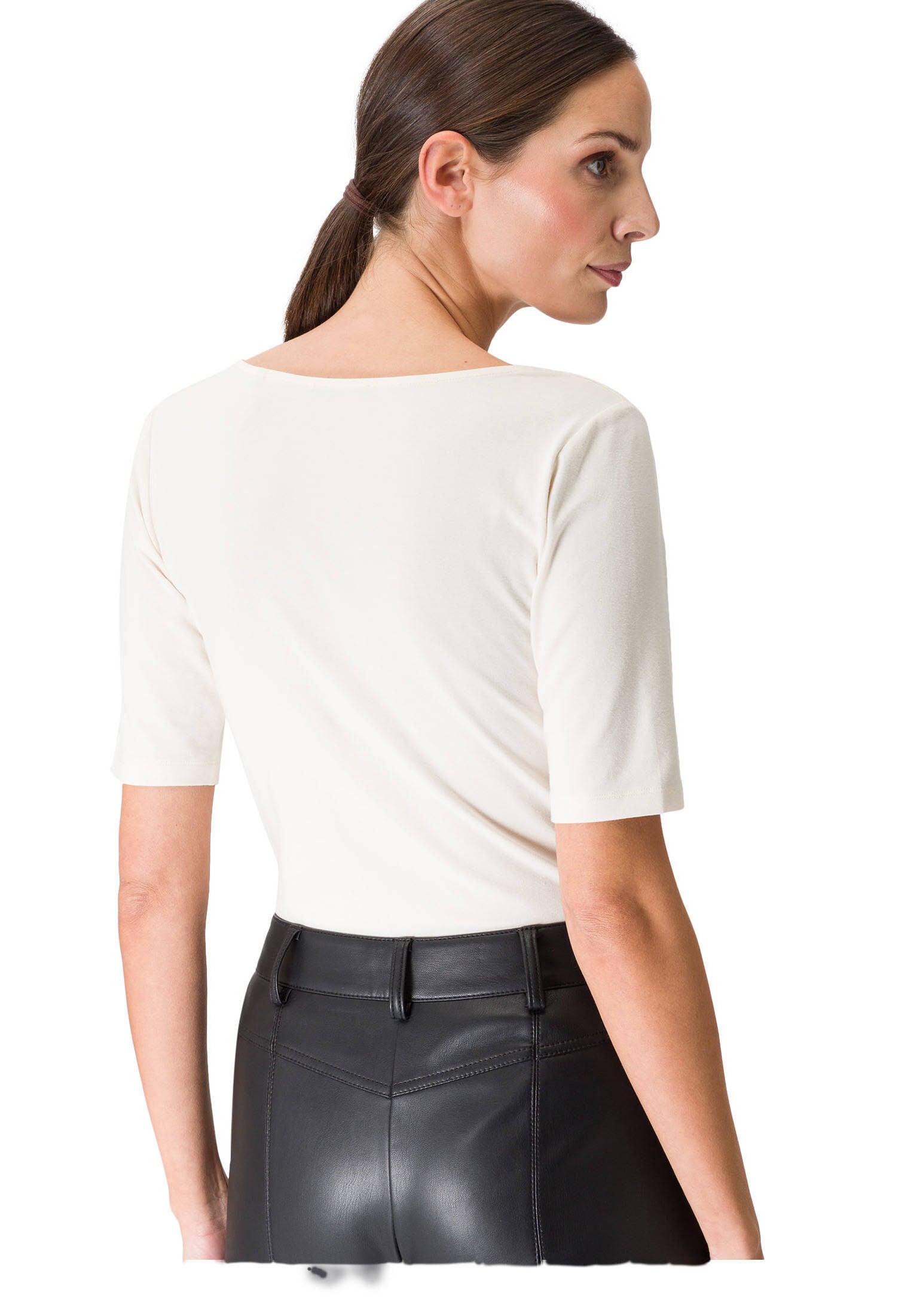 Produktbild von Damen Shirt Mit Dreiviertelarm