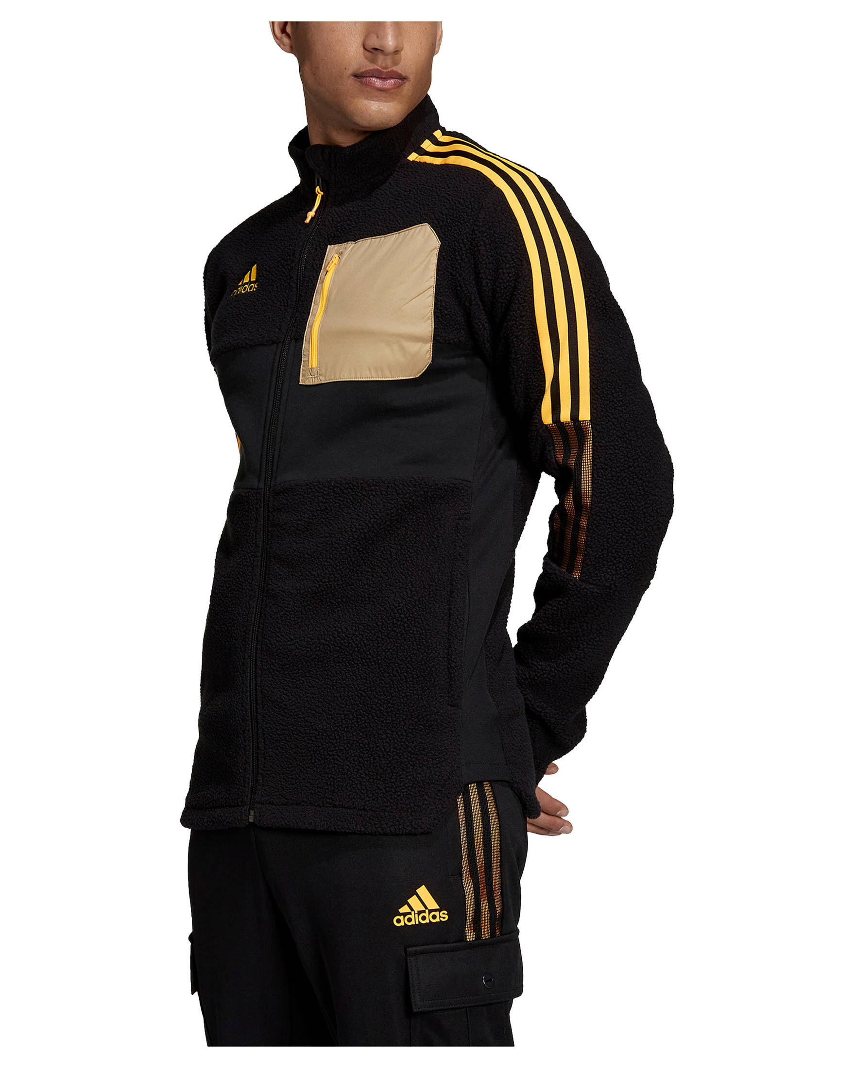 adidas tiro winterized sherpa jacket