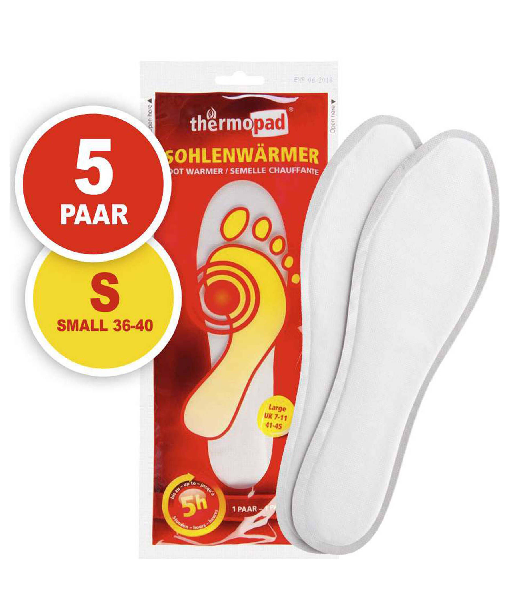 Laro Wärmesohlen Für Schuhe Gr M 39-41 40 Paar Ei Produktbild-Vorschau 4