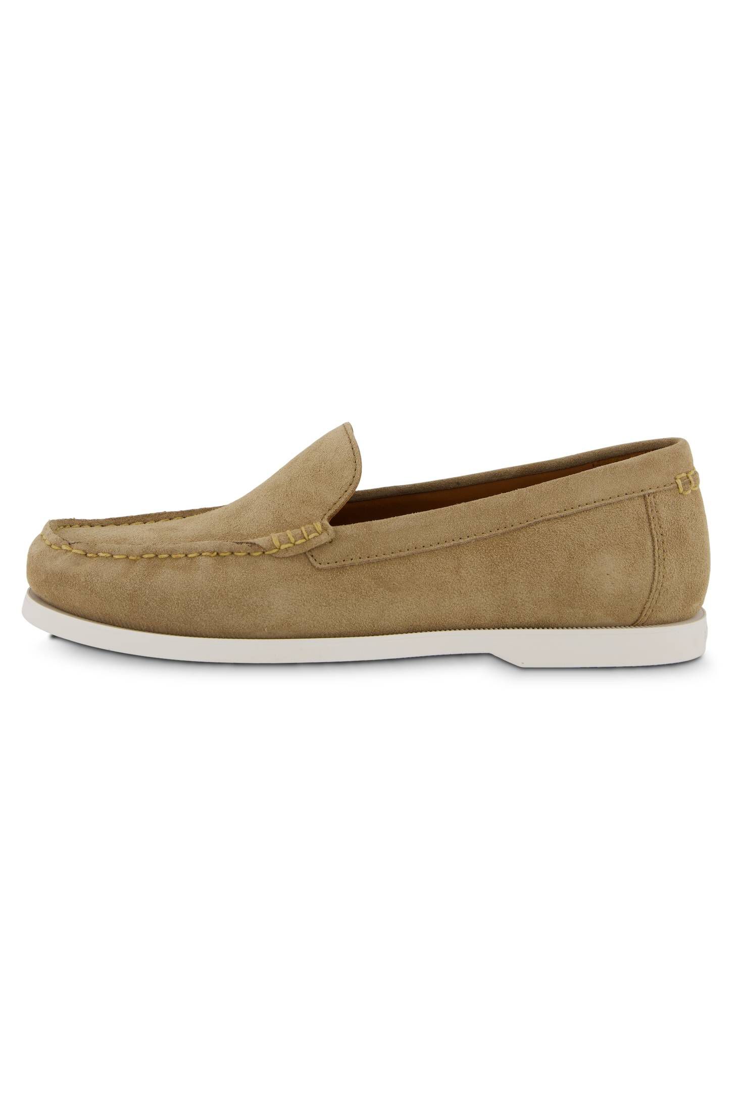 Polo Ralph Lauren Herren Loafer MERTON aus Veloursleder in Braun 