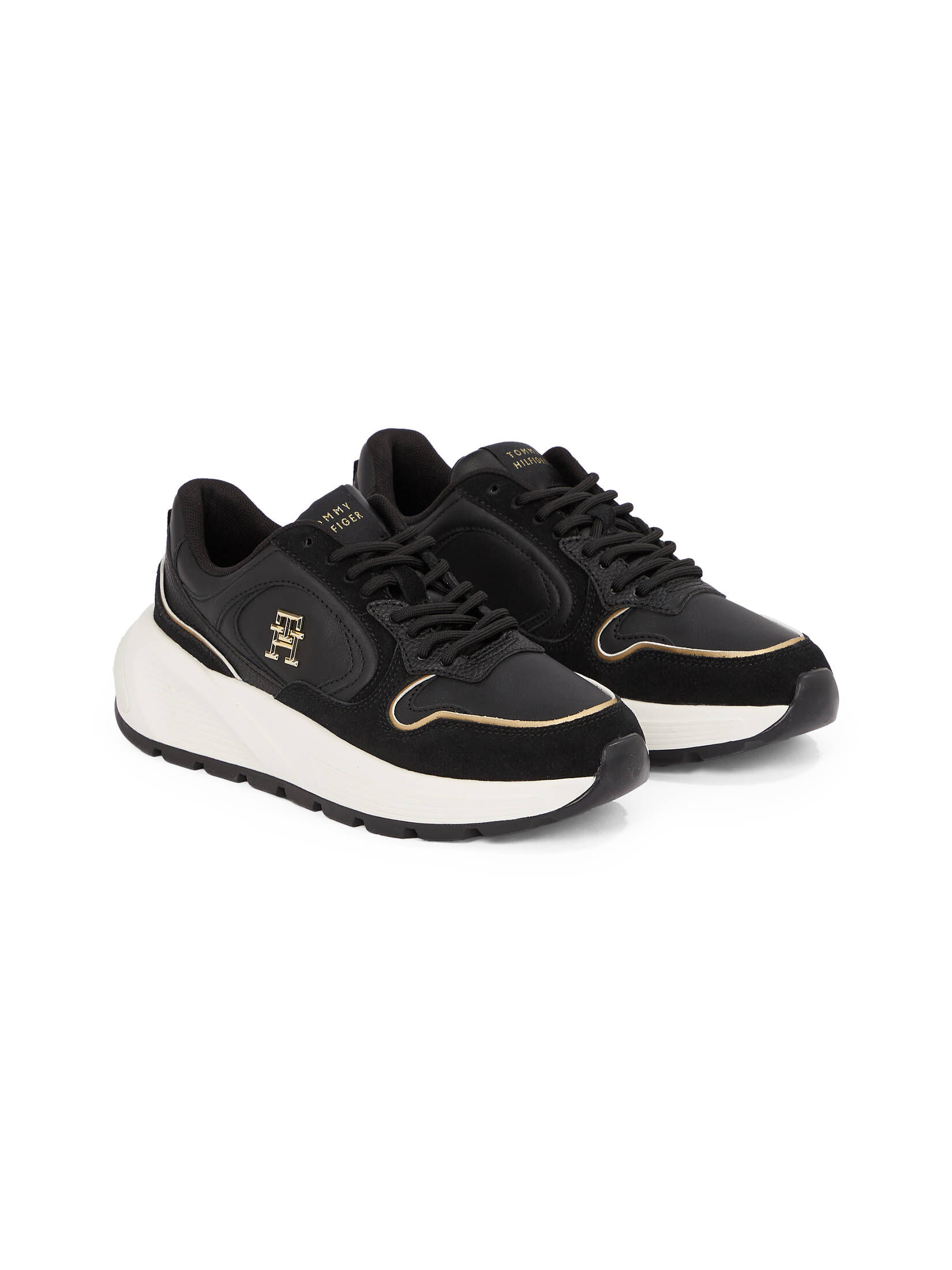 tommy hilfiger sneaker damen schwarz