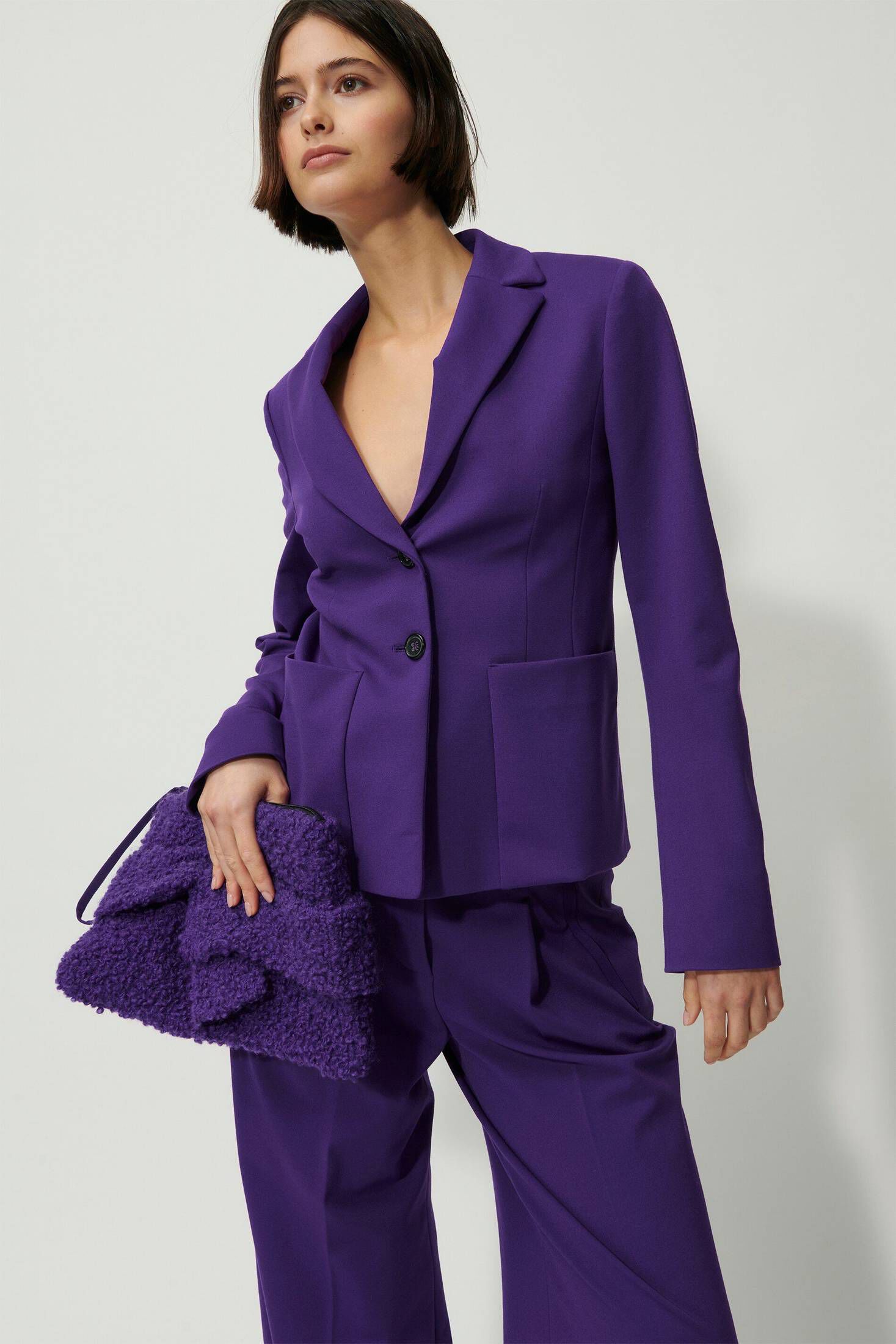 Fabelhafte Lila Blazer Damen Bild