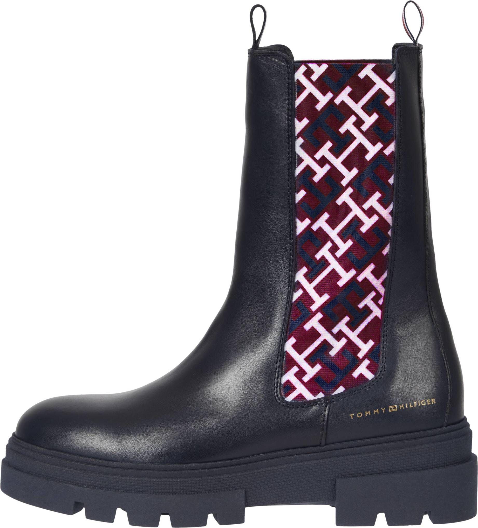 Damen Leder-Boots MONOGRAM CHELSEA