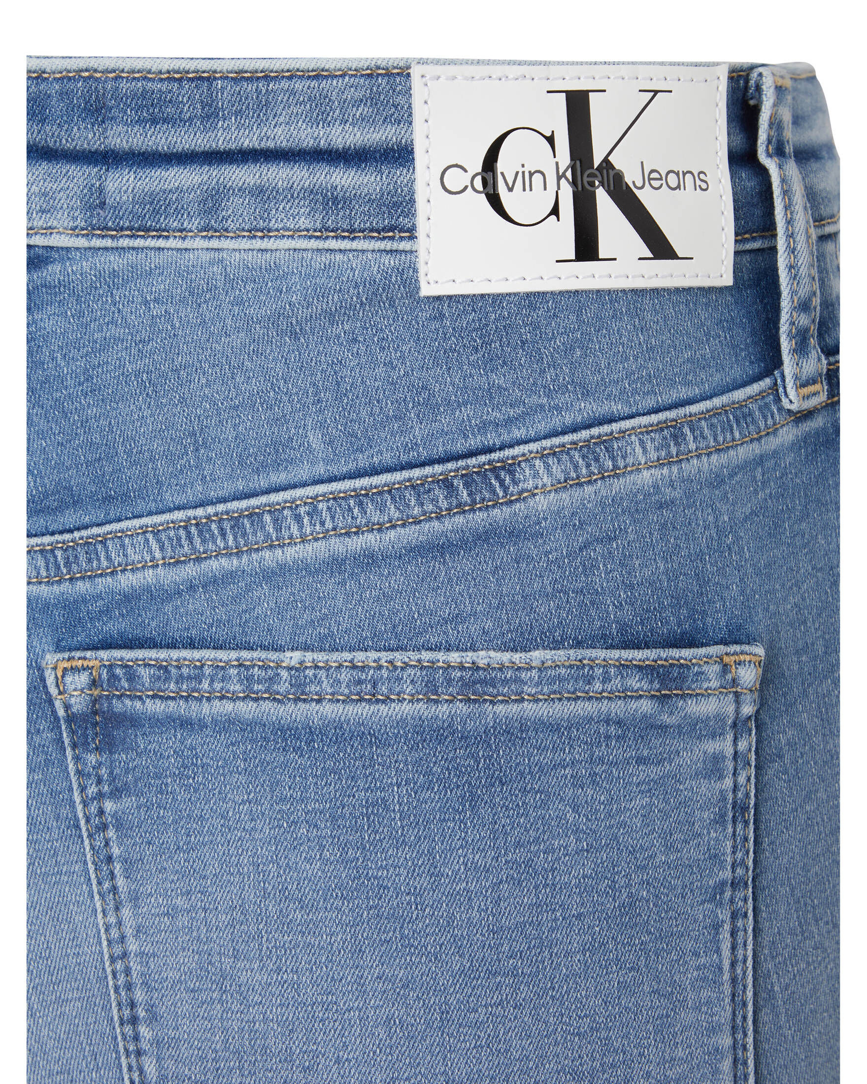 CALVIN KLEIN Womens Navy Pocketed Zippered High Rise Ankle Animal Print Skinny Jeans main image 0