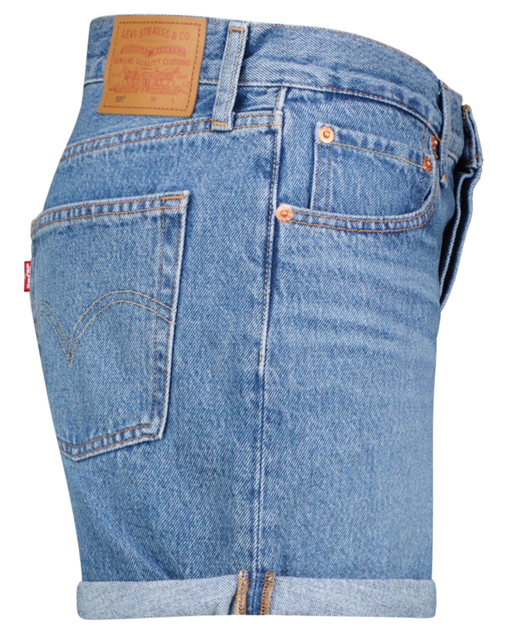 Levi s Damen Jeansshorts 501 ROLLED SHORT In Blau Kaufen Engelhorn levi-s-damen-jeansshorts-501-rolled-short-in-blau-kaufen-engelhorn
