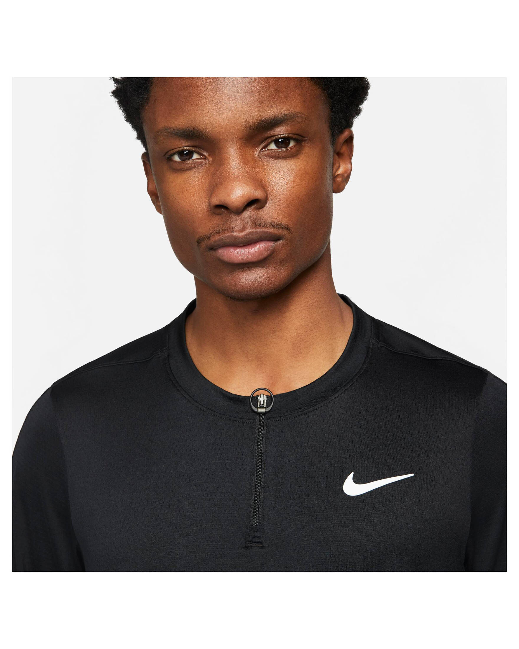 Nike Herren TennisShirt COURT DRIFIT ADVANTAGE Slim Fit Langarm in