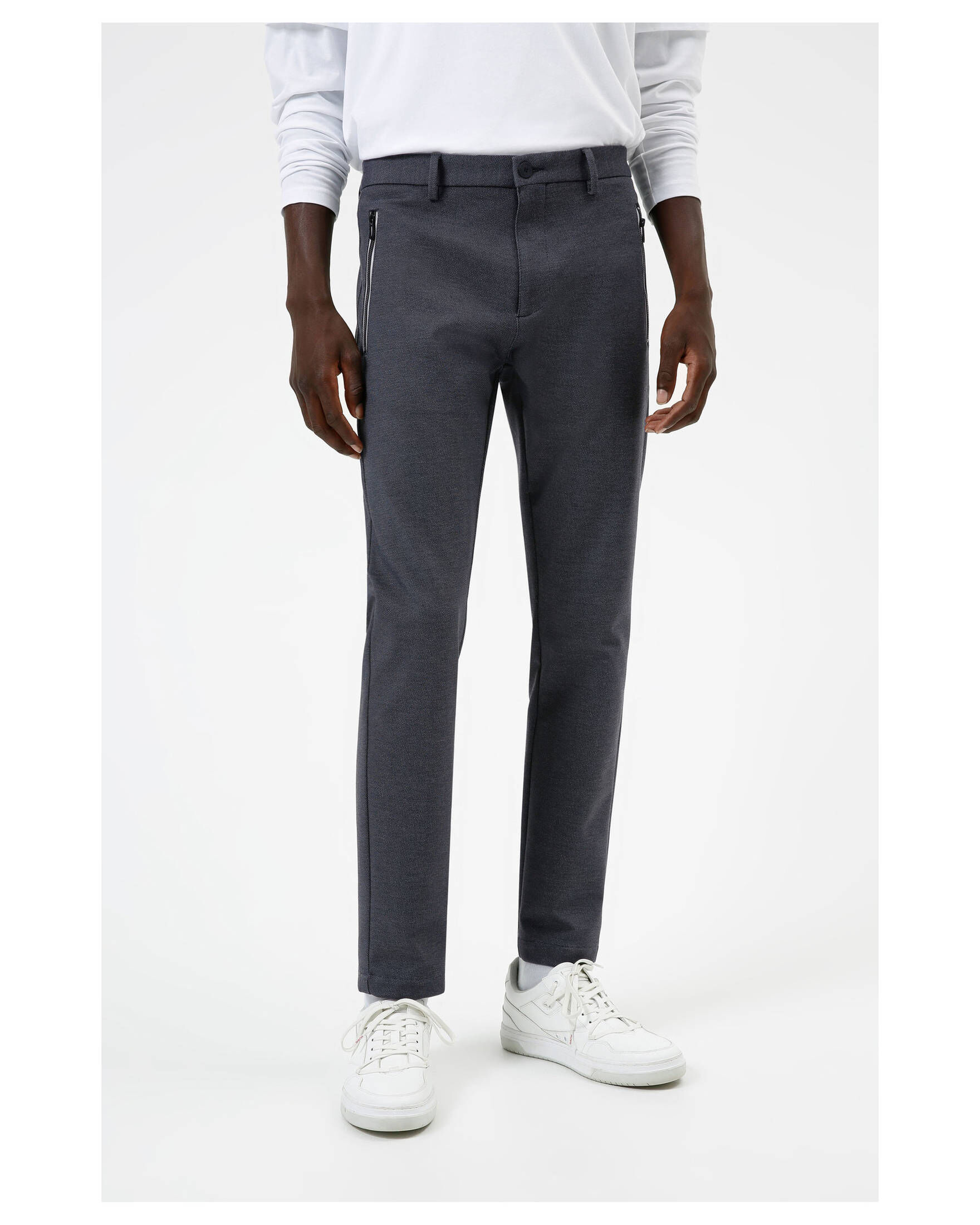 Herren Chino Hose Slim Fit - Stretch Business Hose Für Beruf & Freizeit