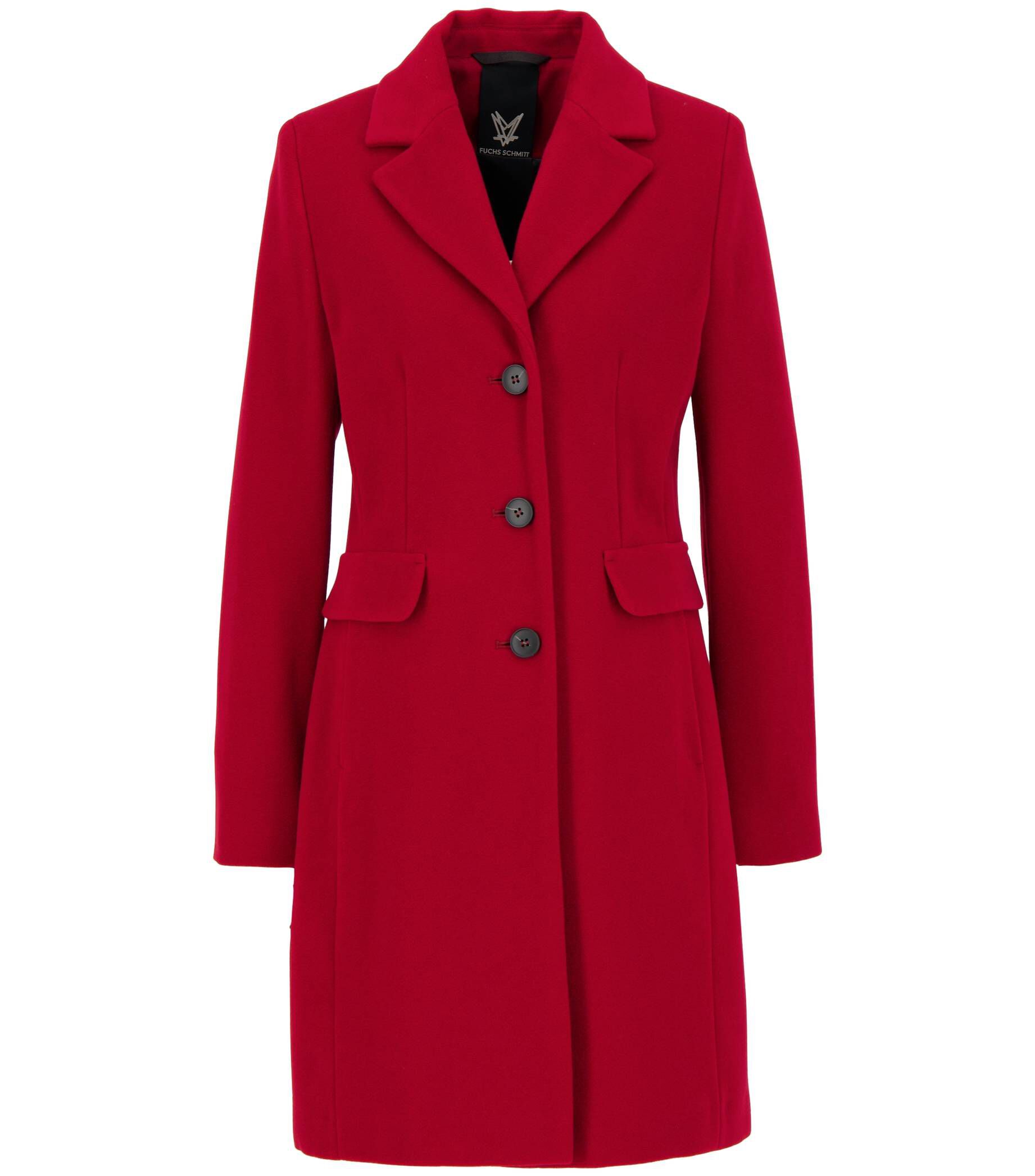 Damenmantel Wollmantel Kurz Rot Kurzmantel Damen Rot Street One - Main Image